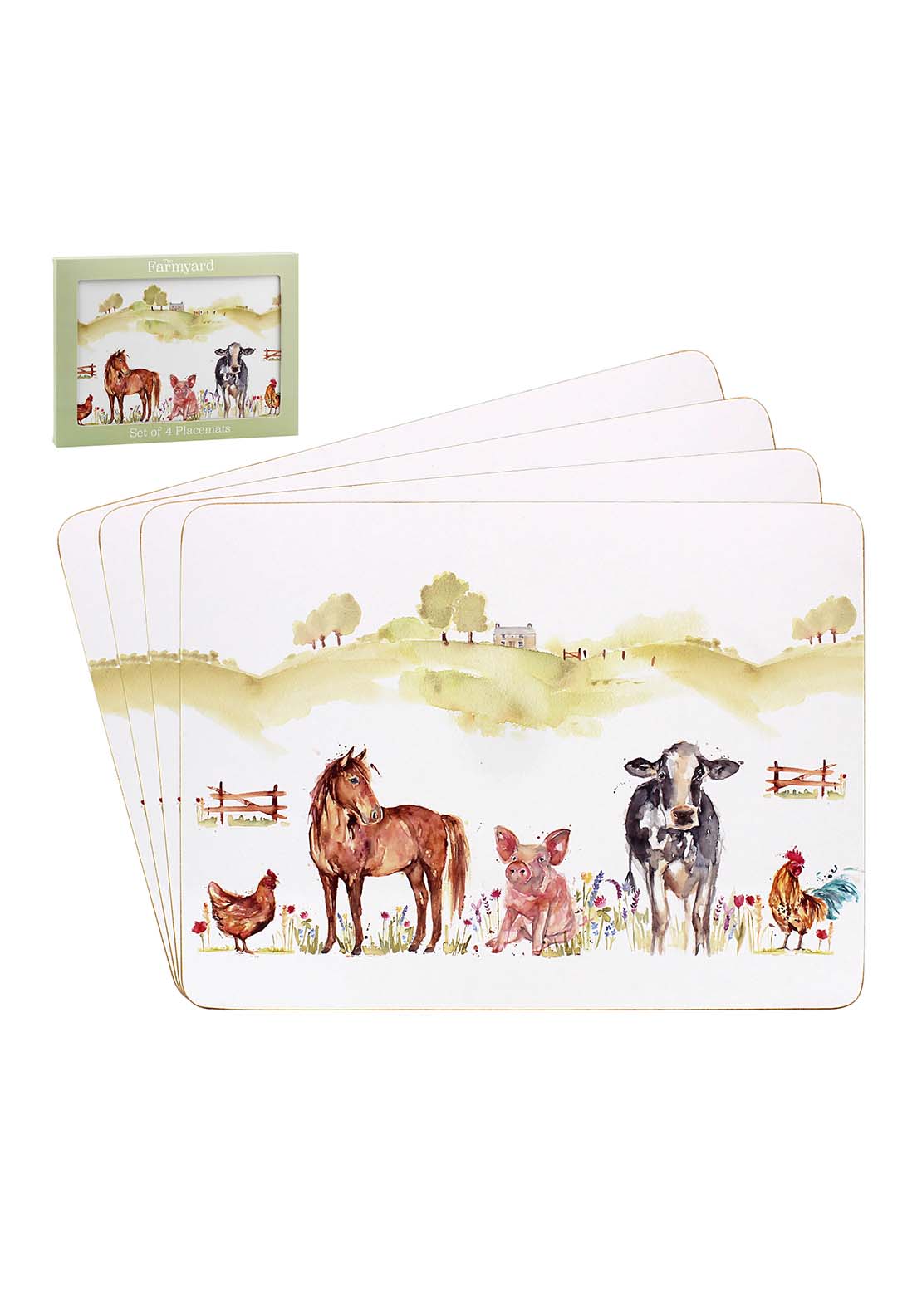 Lesser & Pavey Set Of Four Farmyard Placemats 1 Shaws Department Stores