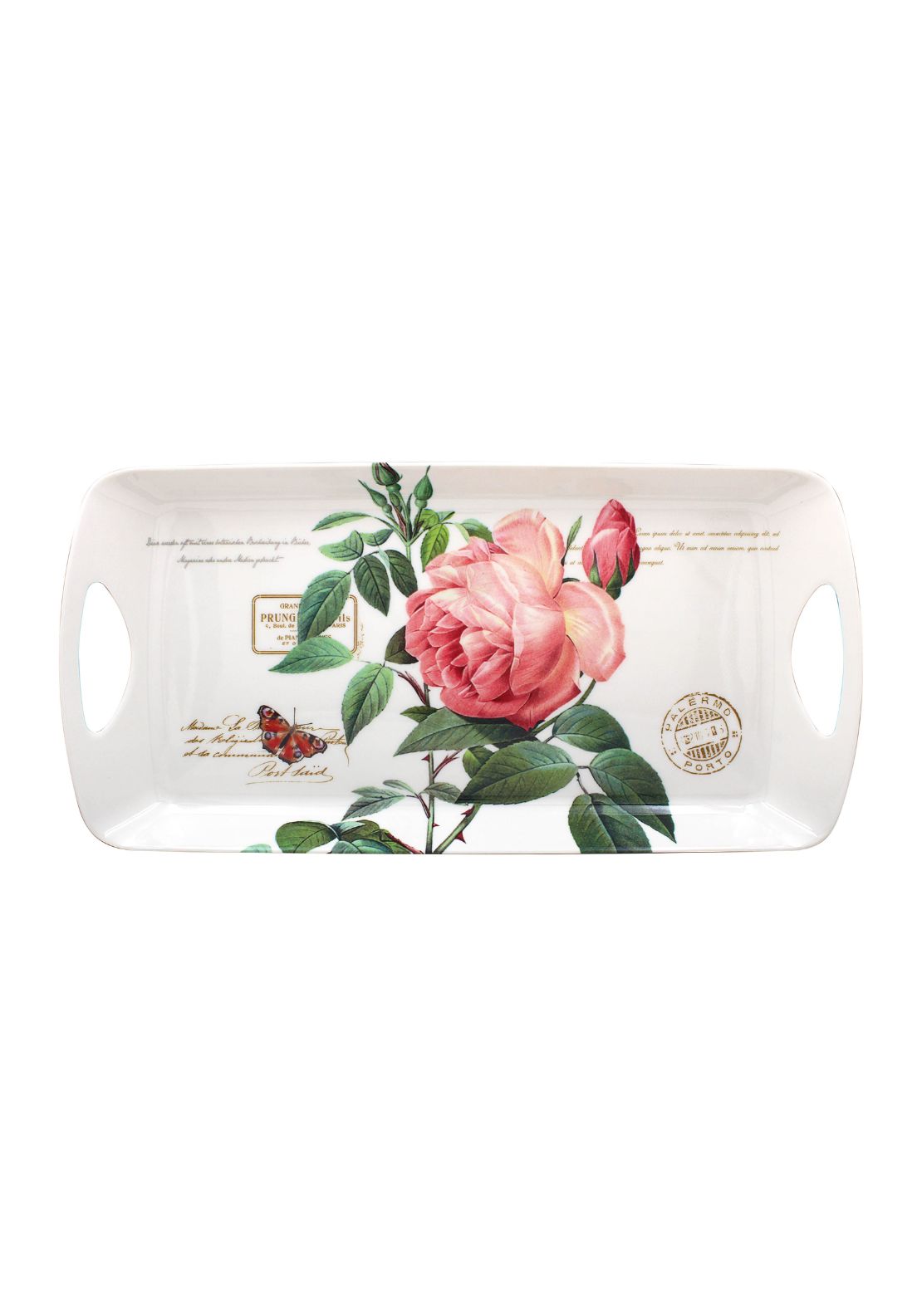 The Home Collection Redoute Rose Tray Medium 1 Shaws Department Stores