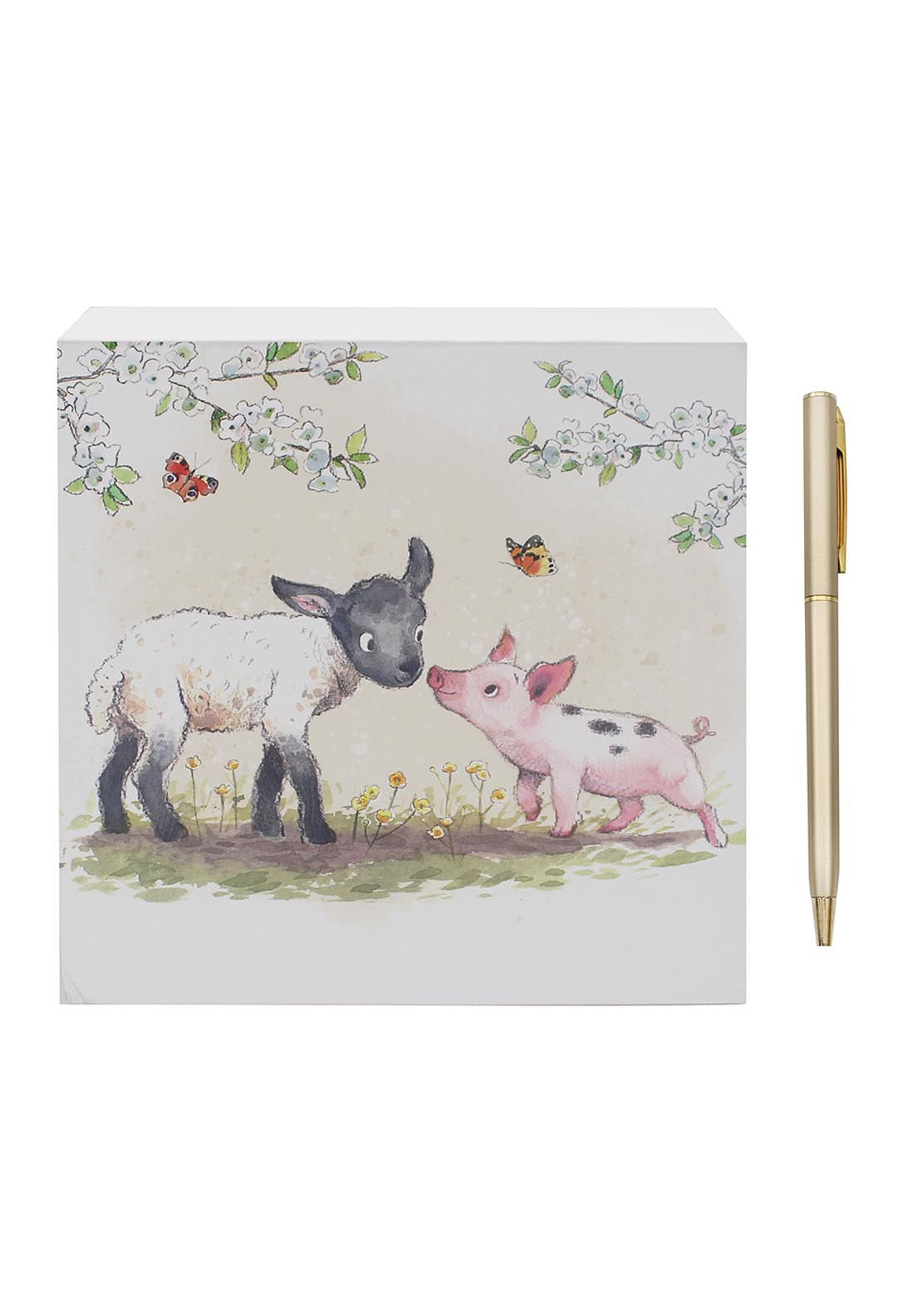Lamb & Piglet Memo Pad - Multi