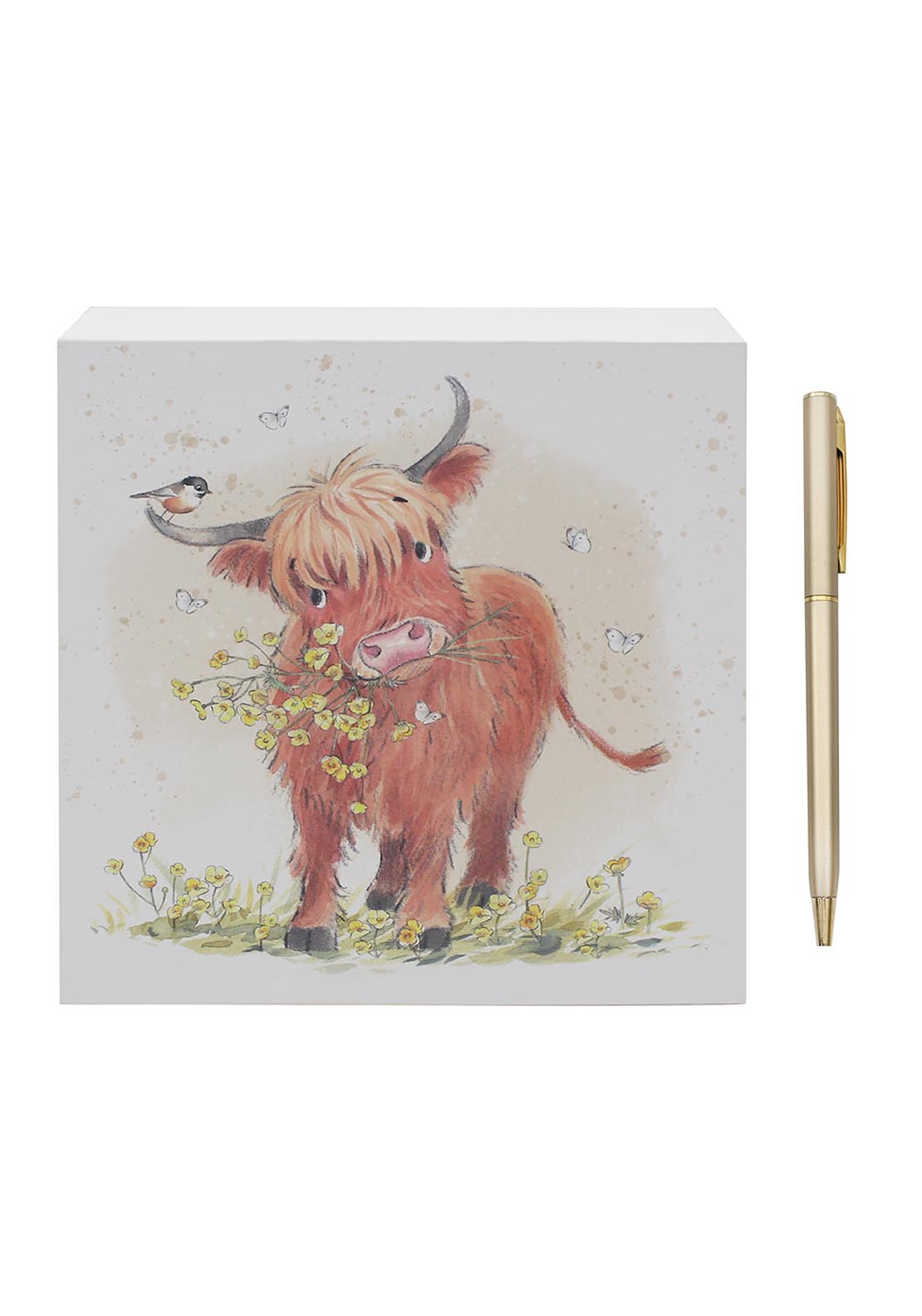 Highland Cow Memo Pad - Multi