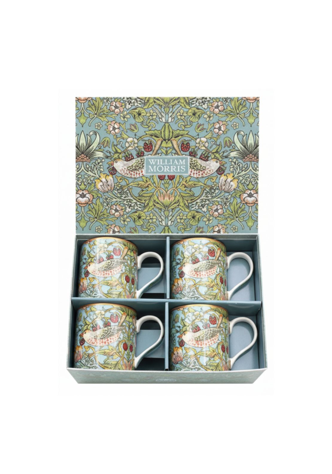 The Home Collection Strawberry Thief Mugs Set Of 4 - Multi 2 Shaws Department Stores
