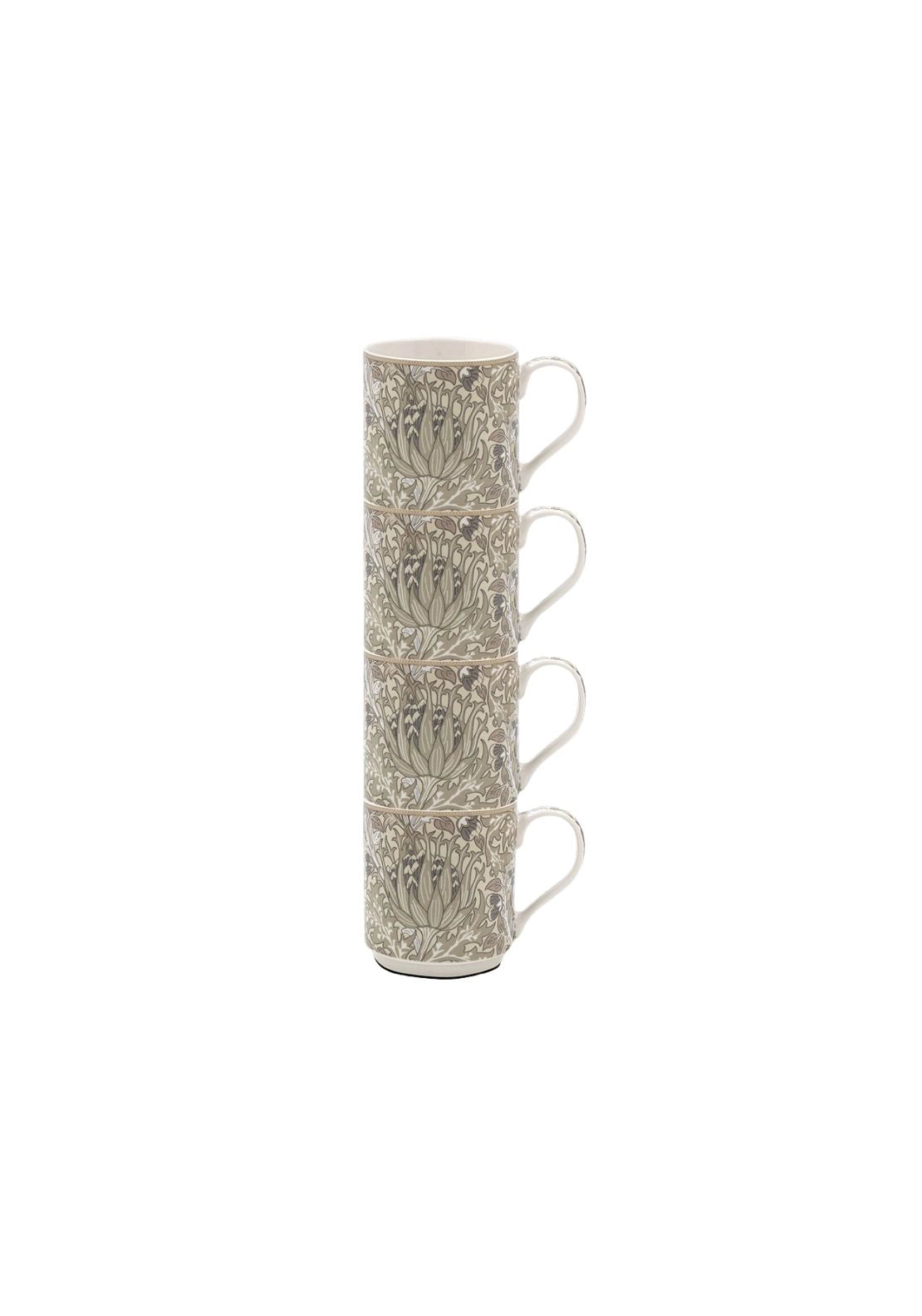 Artichoke Stacking Mugs Set Of 4 - Multi