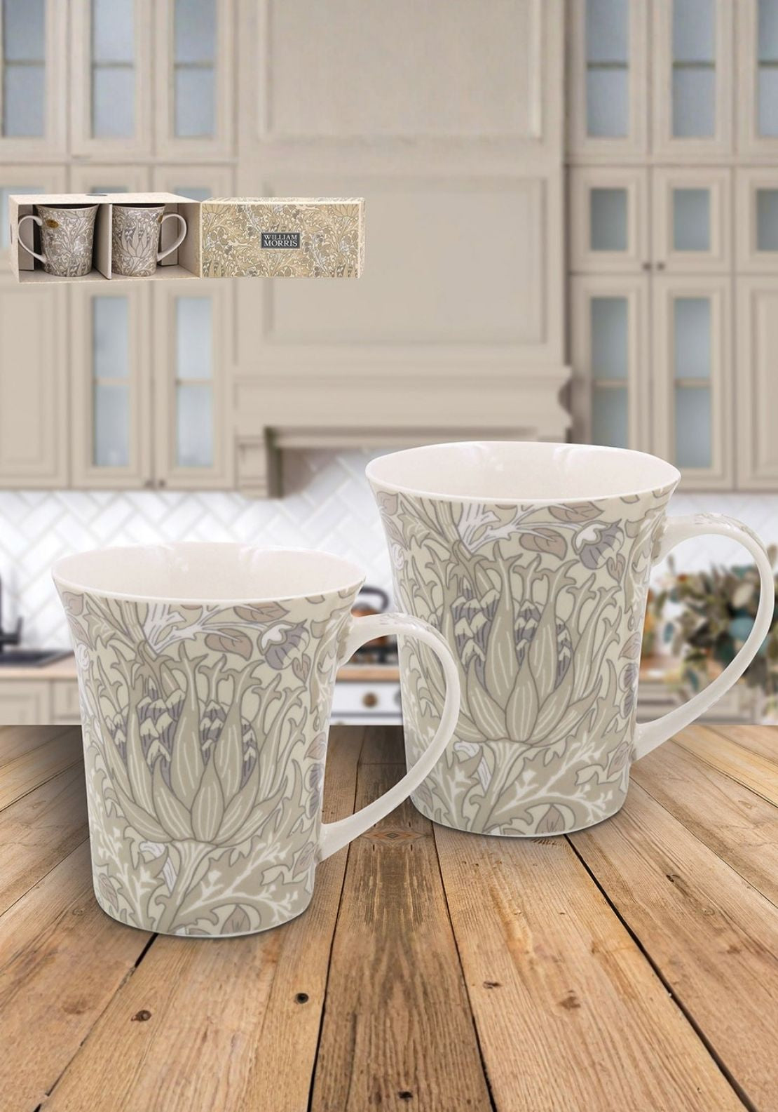 Artichoke Mugs Set Of 2 - Multi