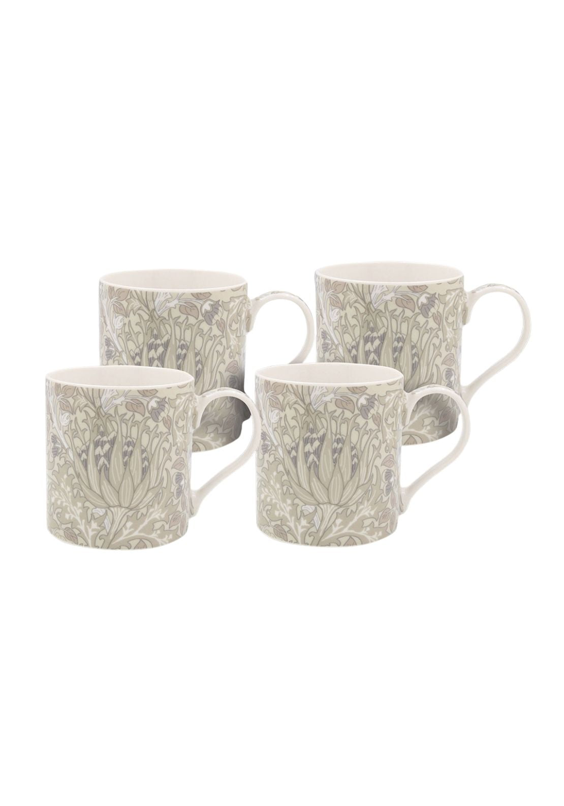 Artichoke Mugs Set Of 4 - Multi