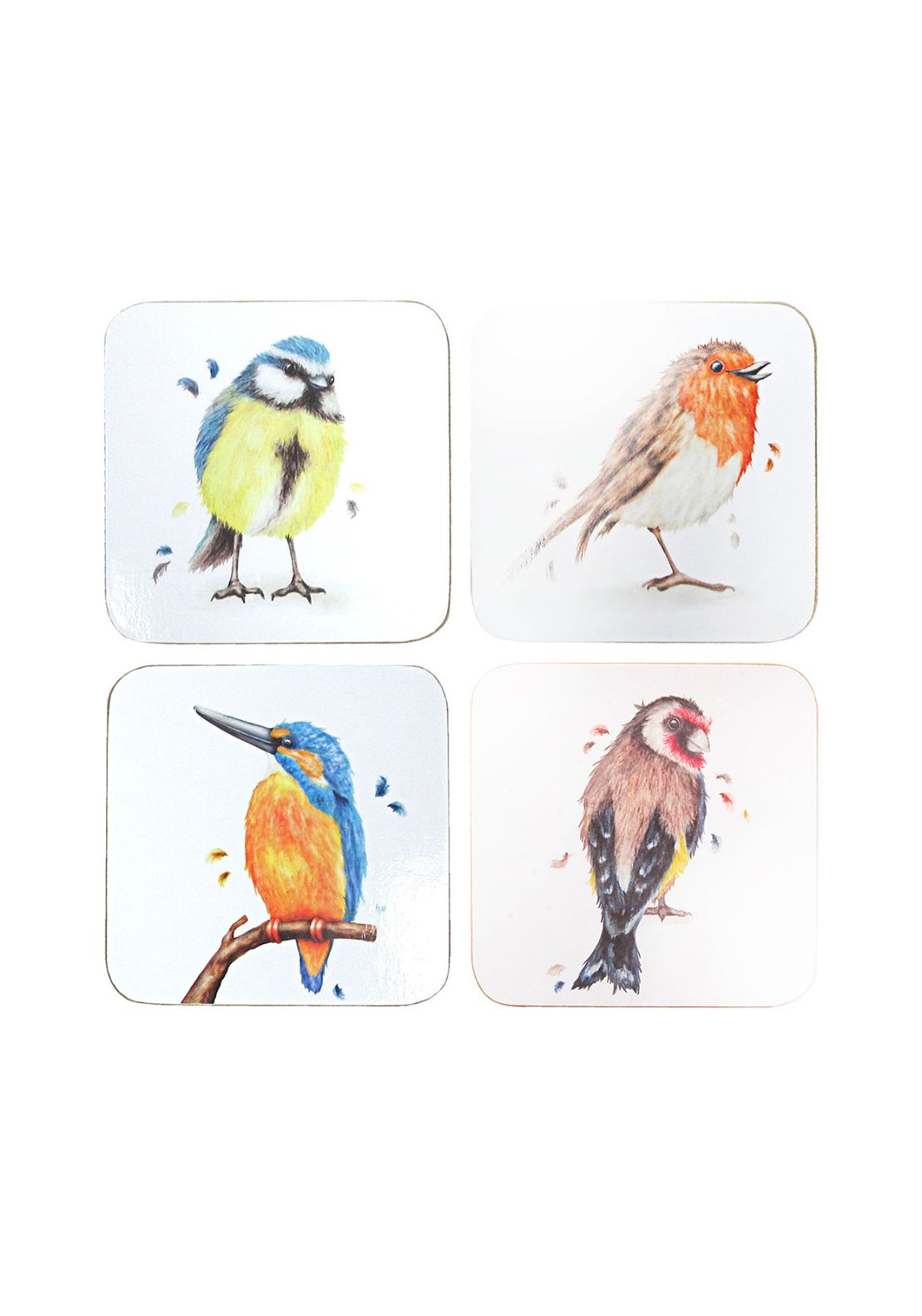 The Home Collection Birds Coasters Set Of 4 - Multi 1 Shaws Department Stores