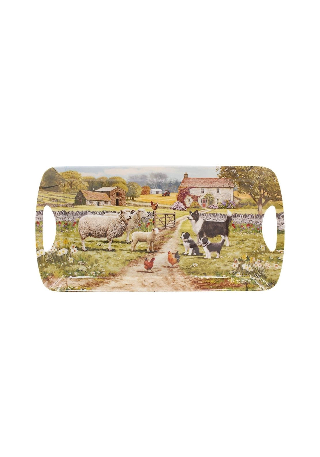Collie & Sheep Medium Tray - Multi
