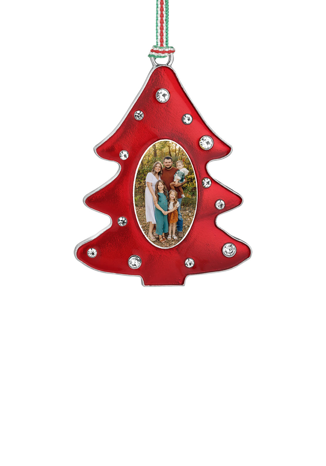 Newbridge Silverware Red Christmas Tree Photoframe Decoration 1 Shaws Department Stores
