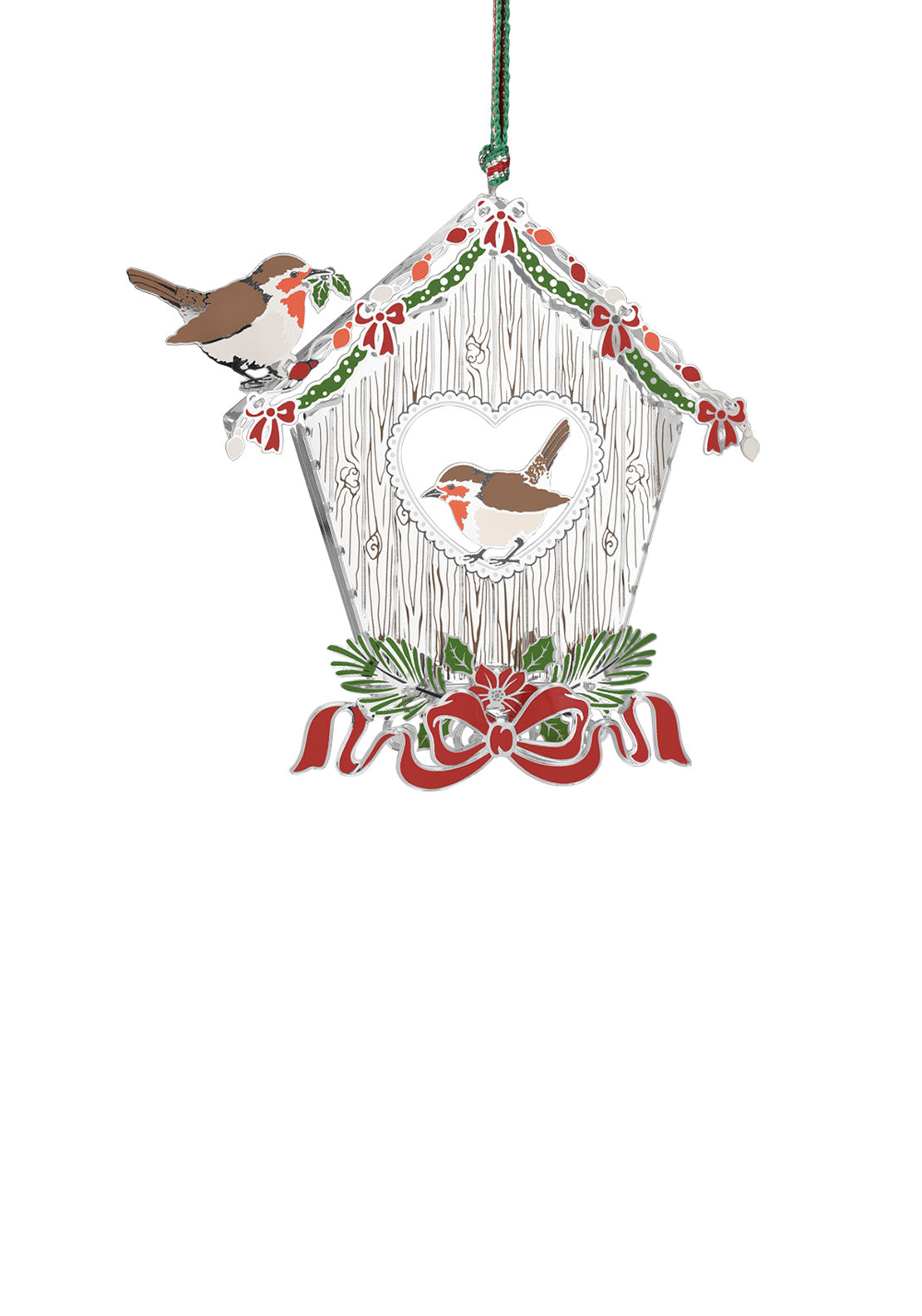 Newbridge Silverware Robins Christmas Tree Decoration 1 Shaws Department Stores