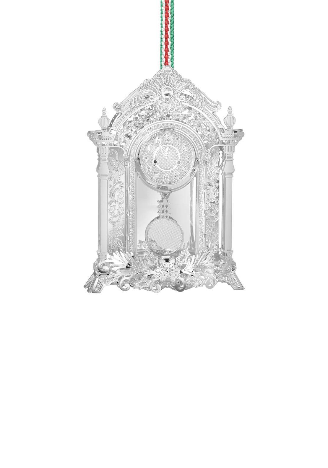 Newbridge Silverware Clock Christmas Tree Decoration 1 Shaws Department Stores