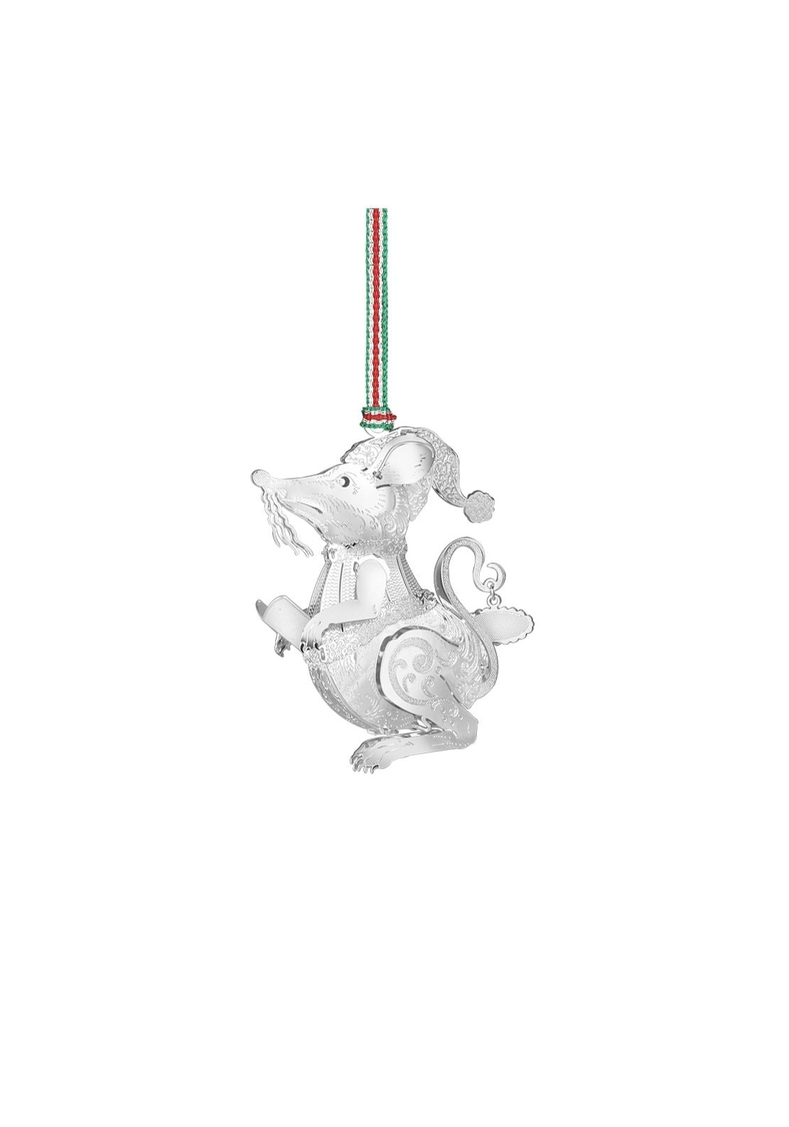 Mouse Carol Sing Xmas Tree Decoration