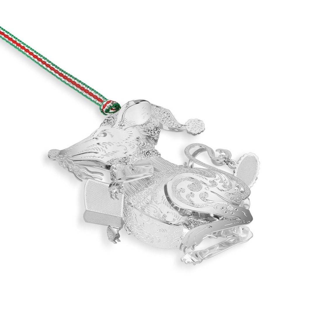 Mouse Carol Sing Xmas Tree Decoration