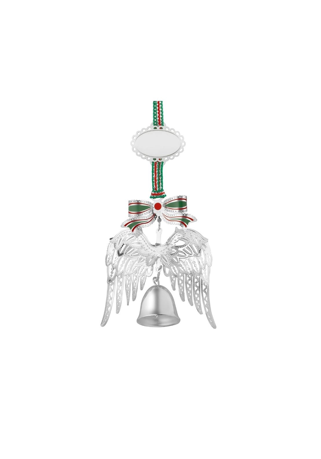 Angel Wings With Bell Christmas Tree Decoration - Multi