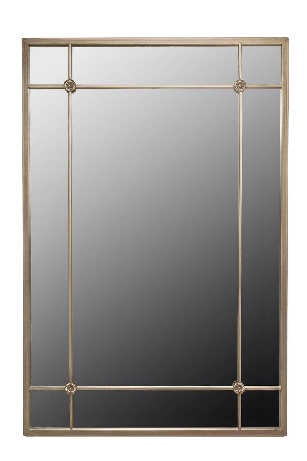 The Grange Collection Accent Metal Frame Mirror 120cm x 80cm 1 Shaws Department Stores