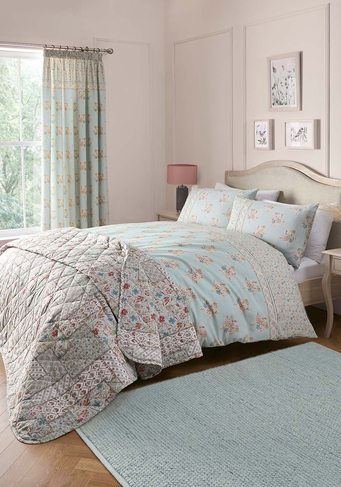 The Home Collection Laura Patchwork Bedspread 2 Shaws Department Stores