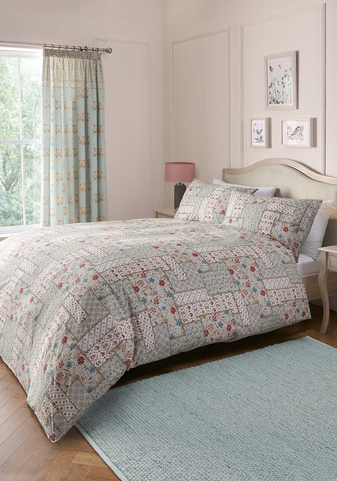 The Home Collection Laura Patchwork Duvet Cover Set 3 Shaws Department Stores