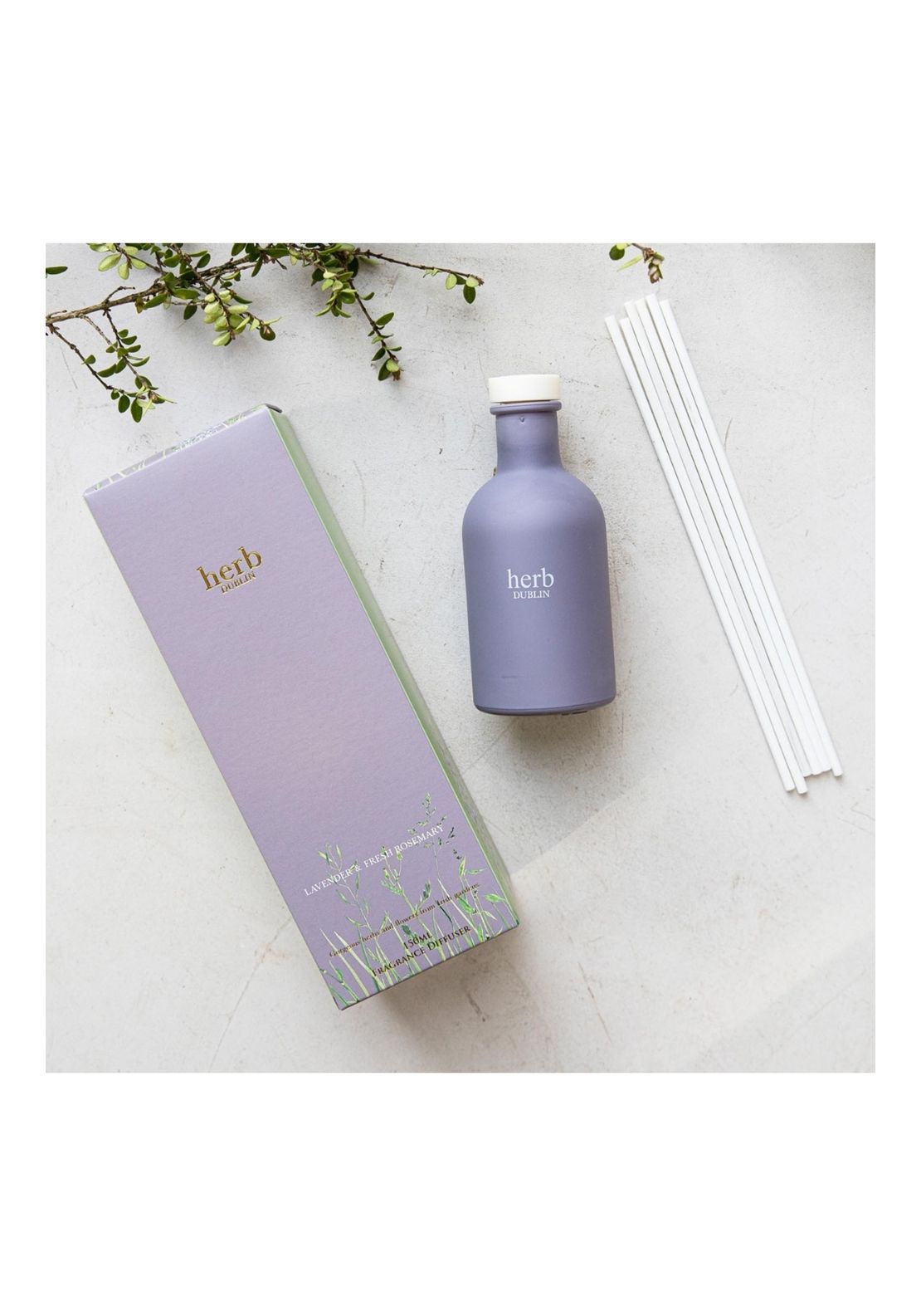 Herb Dublin Lavender & Fresh Rosemary Diffuser - Blue 1 Shaws Department Stores