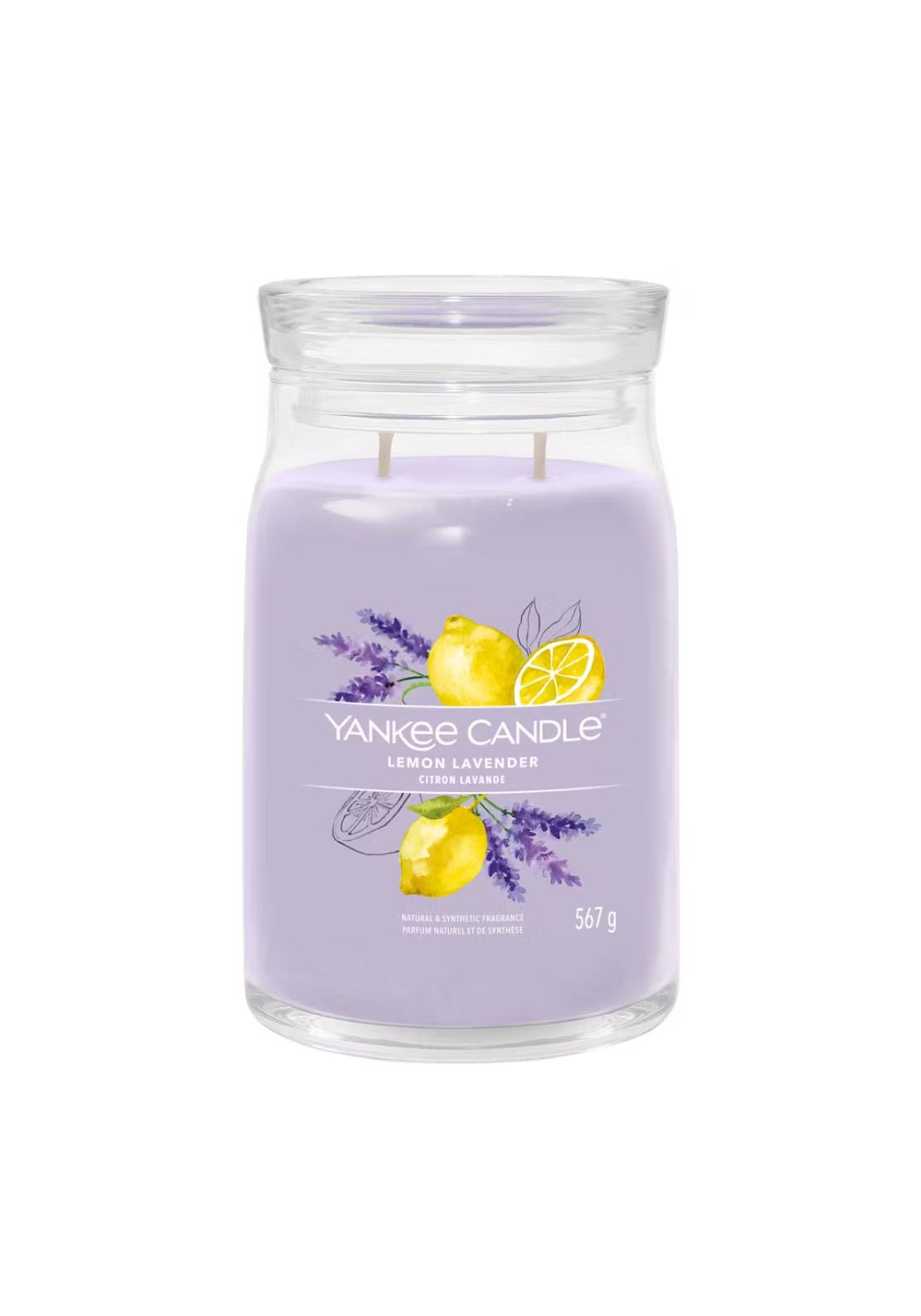 Yankee Candle Signature Large Jar Candle - Lem Lavender 1 Shaws Department Stores