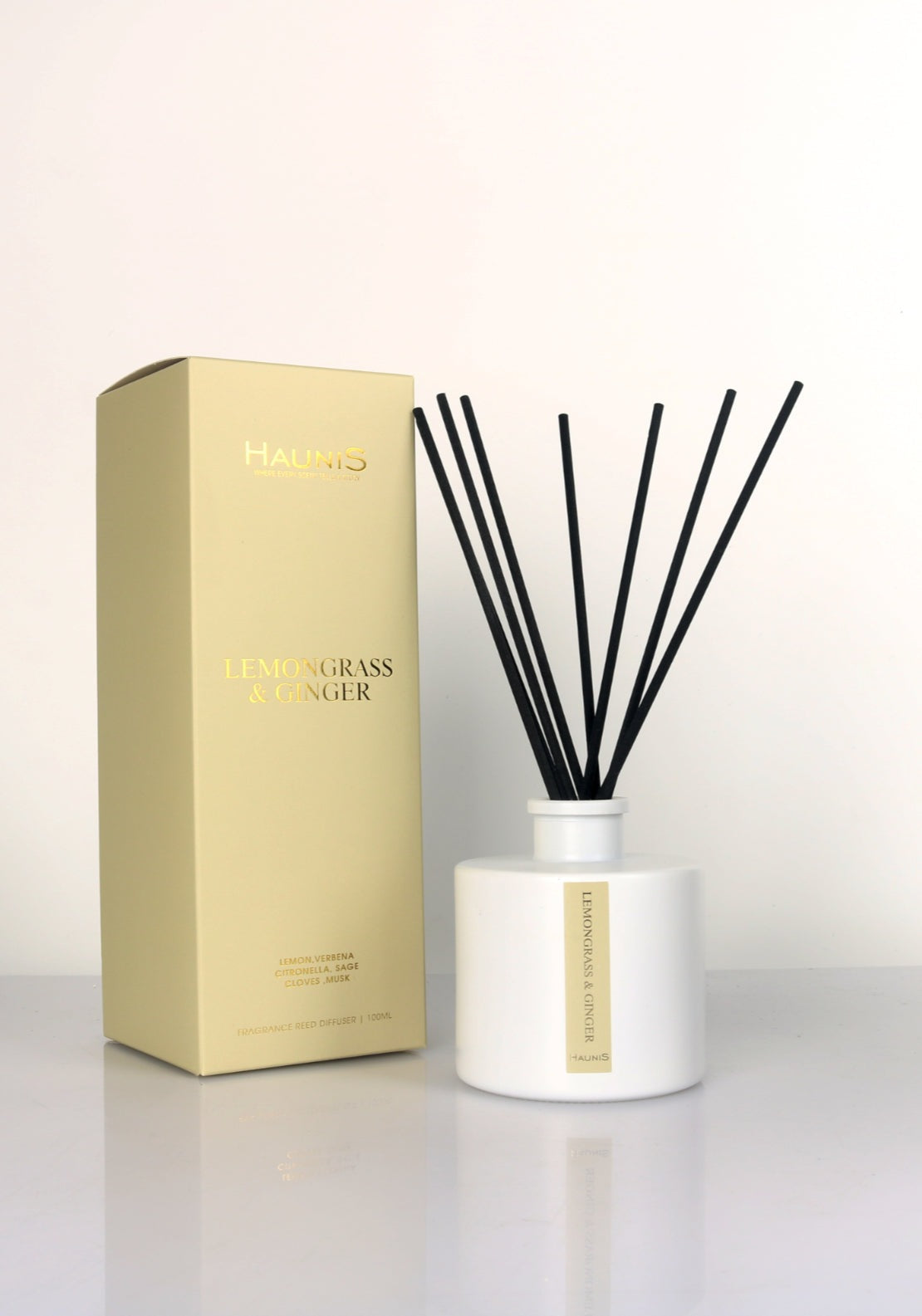 Haunis Lemongrass & Ginger Diffuser - Lemongrass/ginger 1 Shaws Department Stores