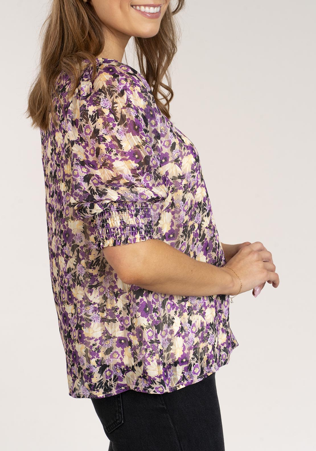 Naoise Printed Top - Multi 3 Shaws Department Stores