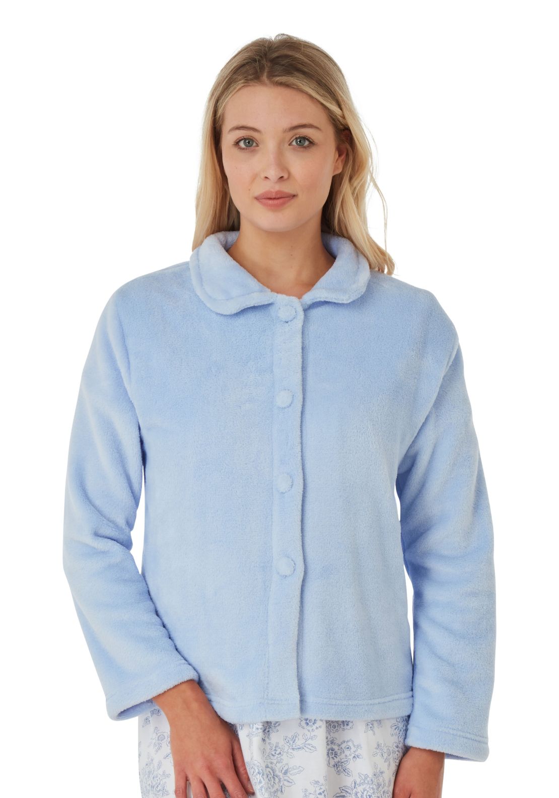 Marlon Coral Fleece Bedjacket 1 Shaws Department Stores