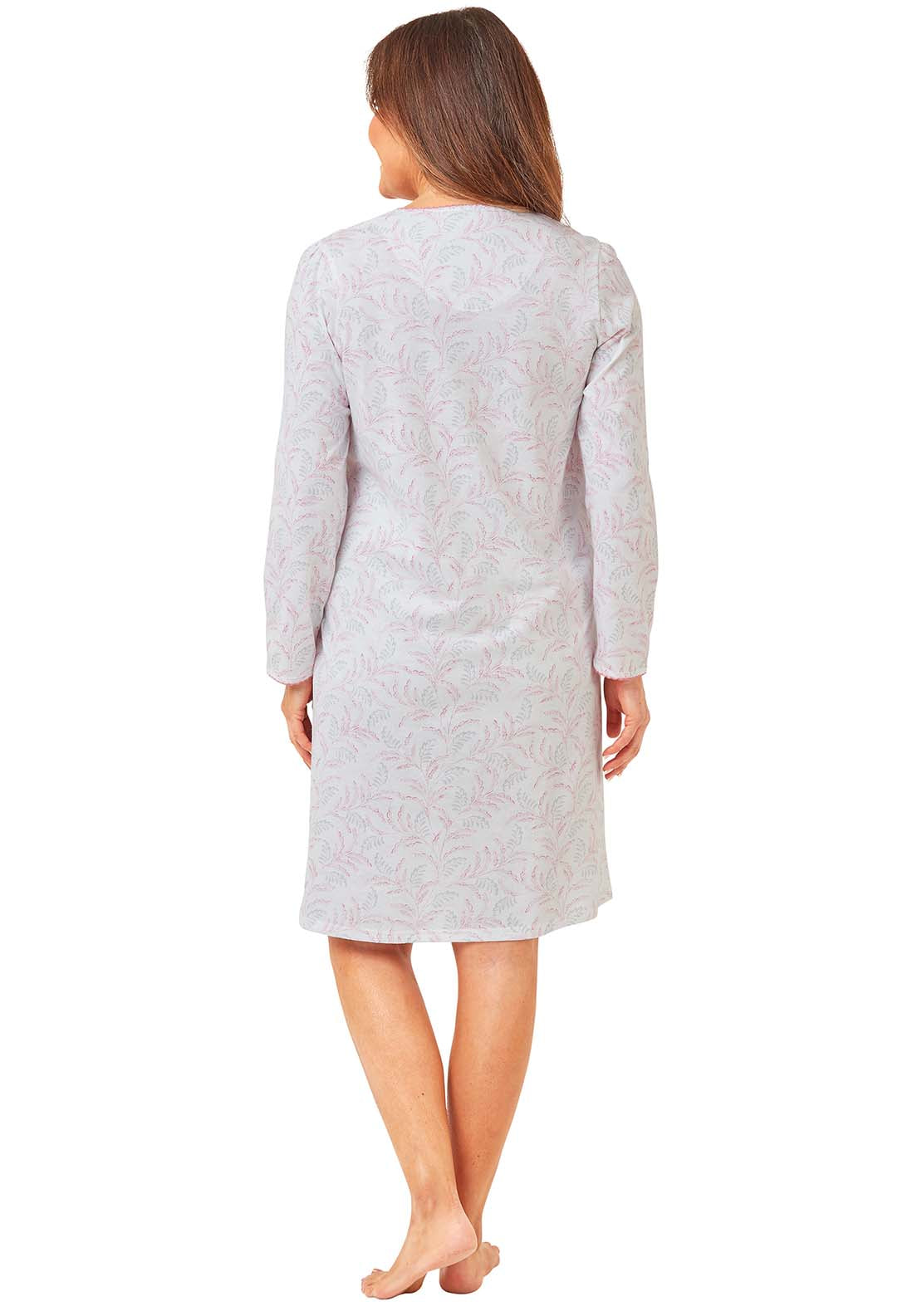 Marlon Floral Trail Nightdress - Pink 2 Shaws Department Stores