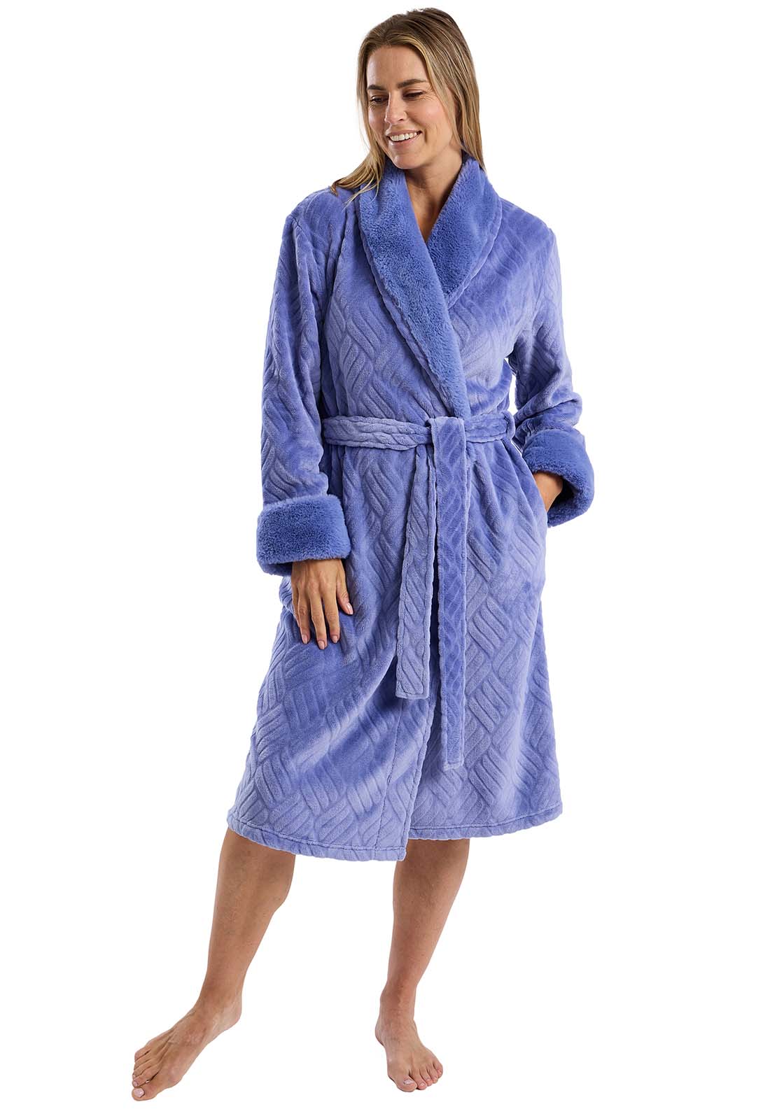 Embossed Nightgown - Denim
