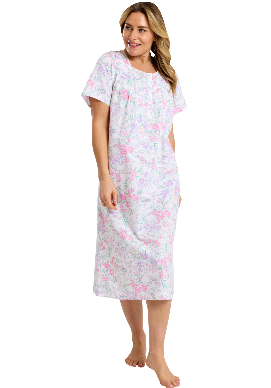 Summer Meadow Floral Nightdress - Floral