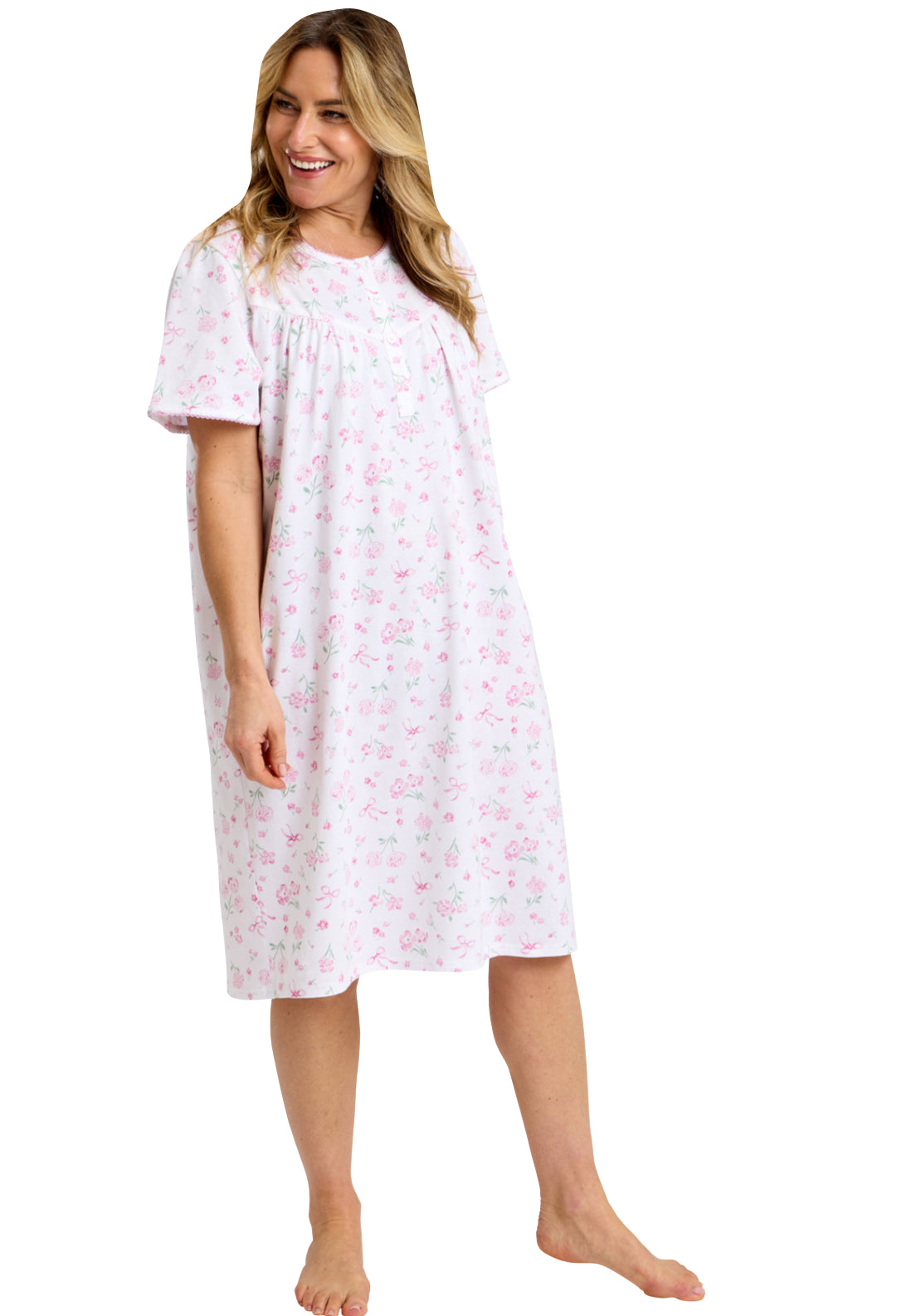 Spring Garden Nightdress - Pink