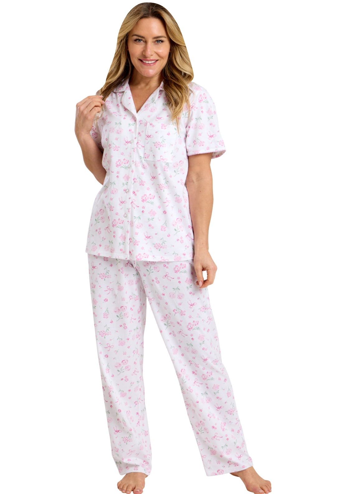Spring Garden PJ Set - Pink