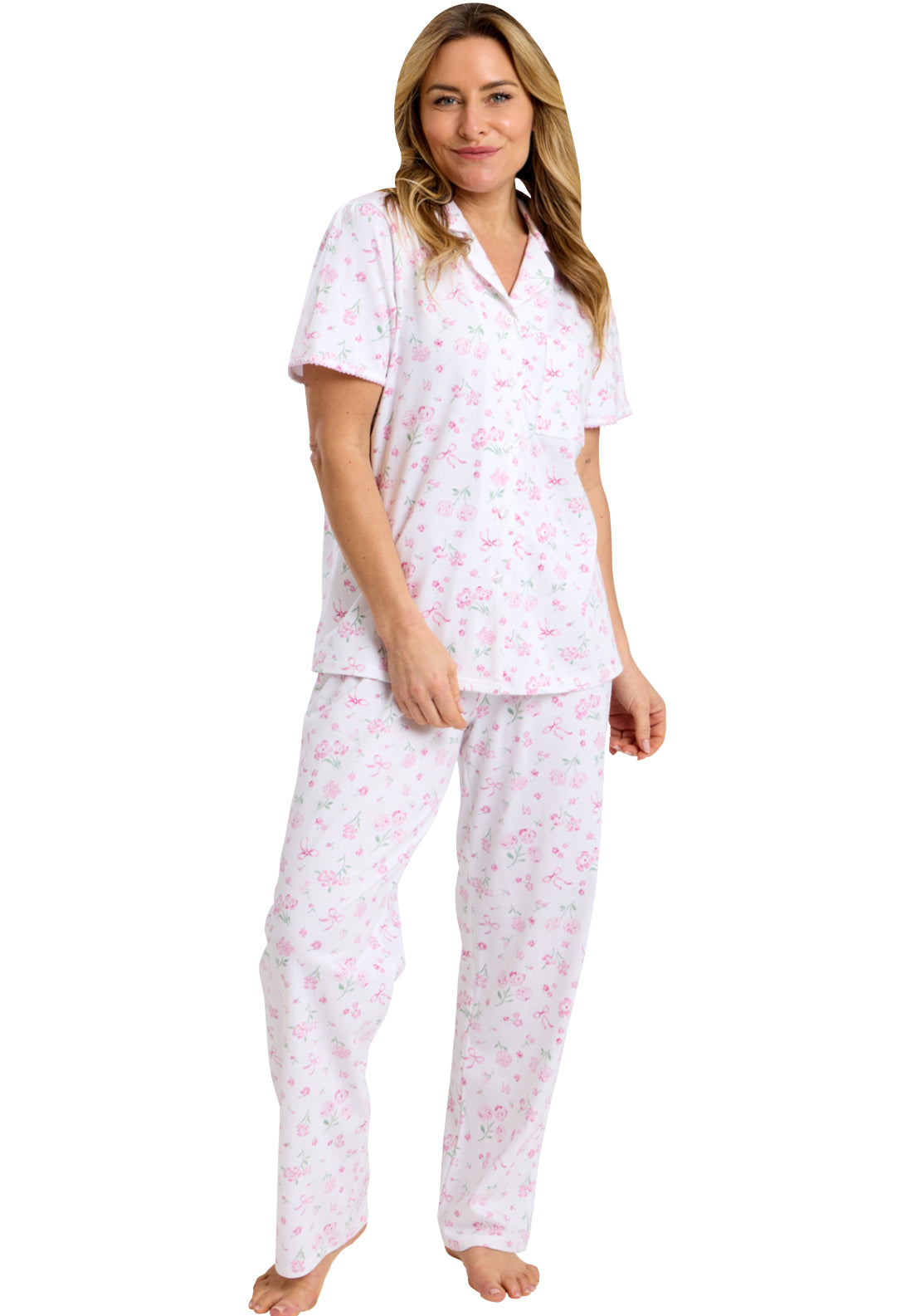 Spring Garden PJ Set - Pink