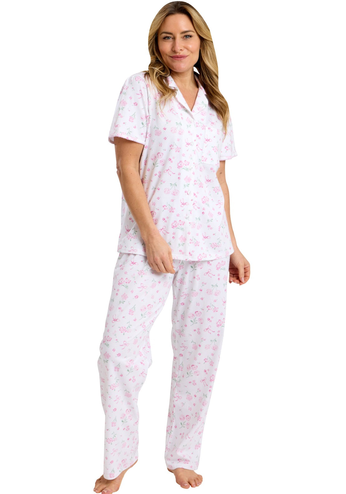 Spring Garden PJ Set - Pink