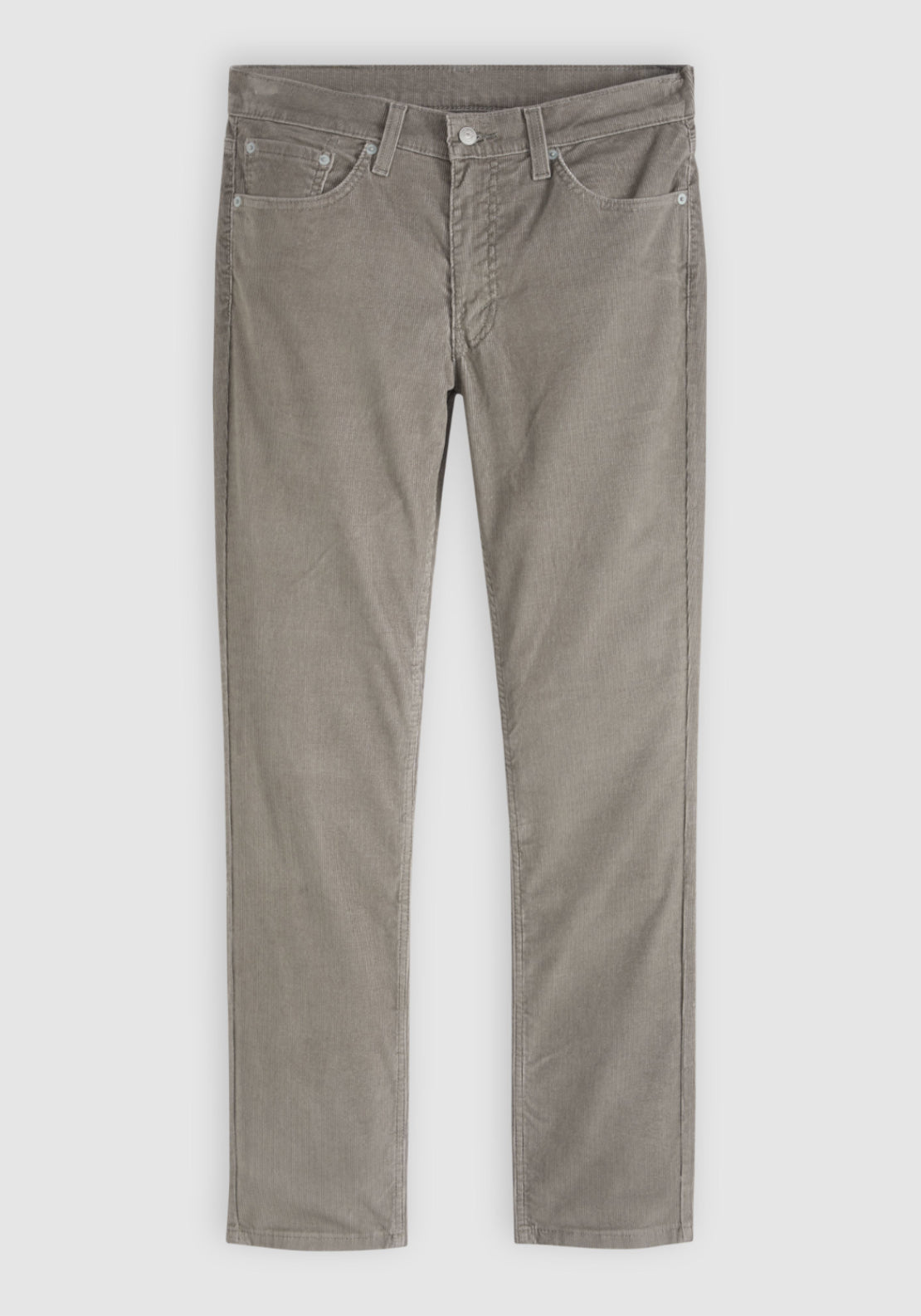 Levis 511 Slim Smokey Taupe Cord Trousers - Neutral 7 Shaws Department Stores