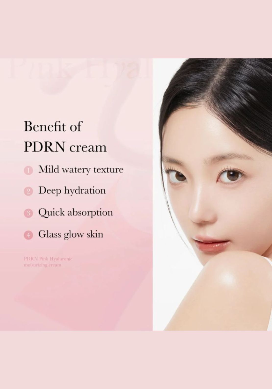 PDRN Hyaluronic Moisturizing Cream - No Colour