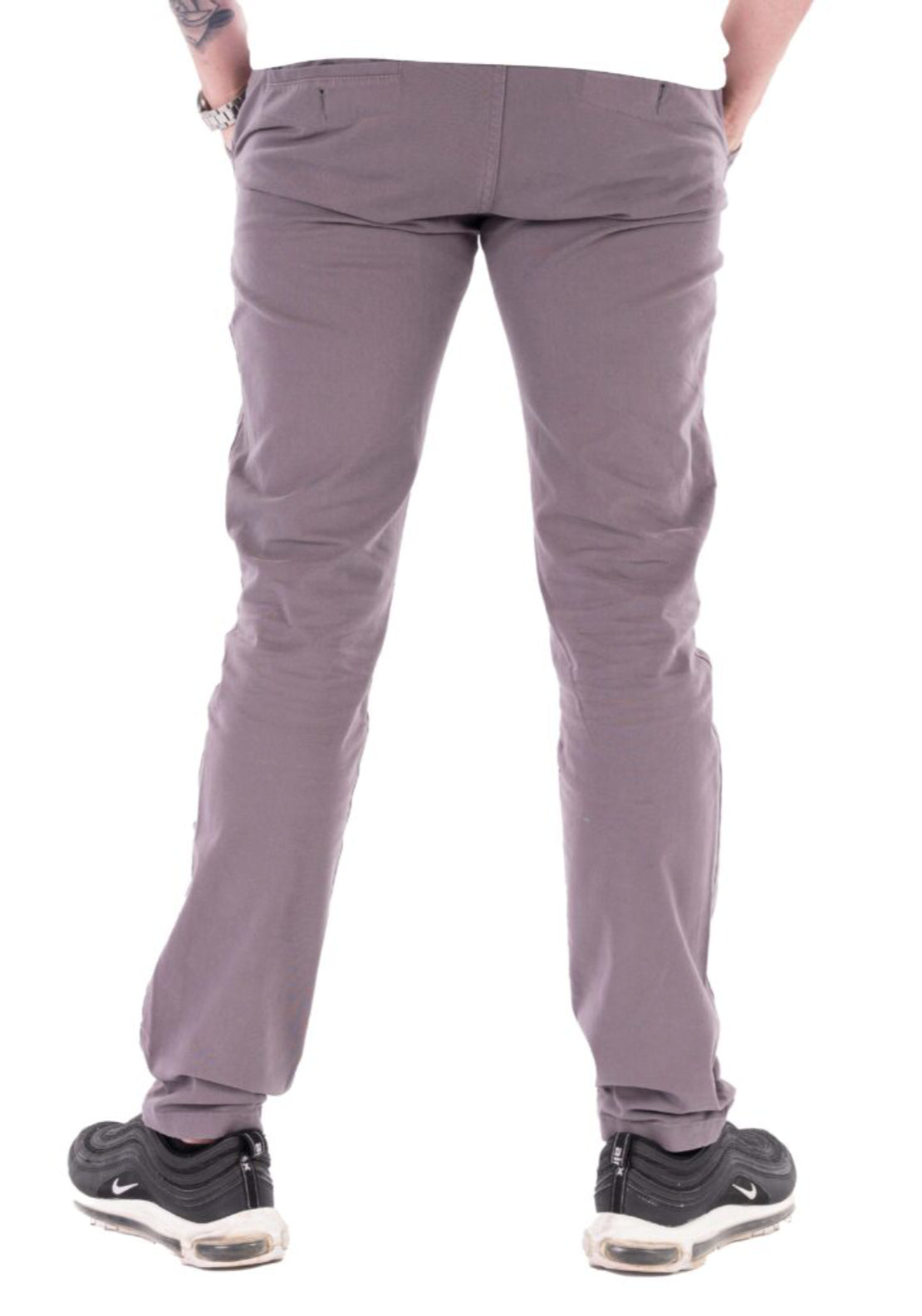 Dash Mid Grey Slim Fit Chino - Grey