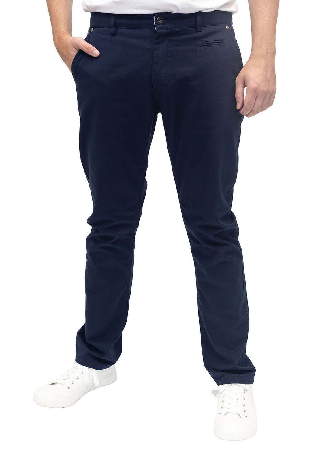 Mineral Jonnie Regular Fit Chino - Blue 1 Shaws Department Stores