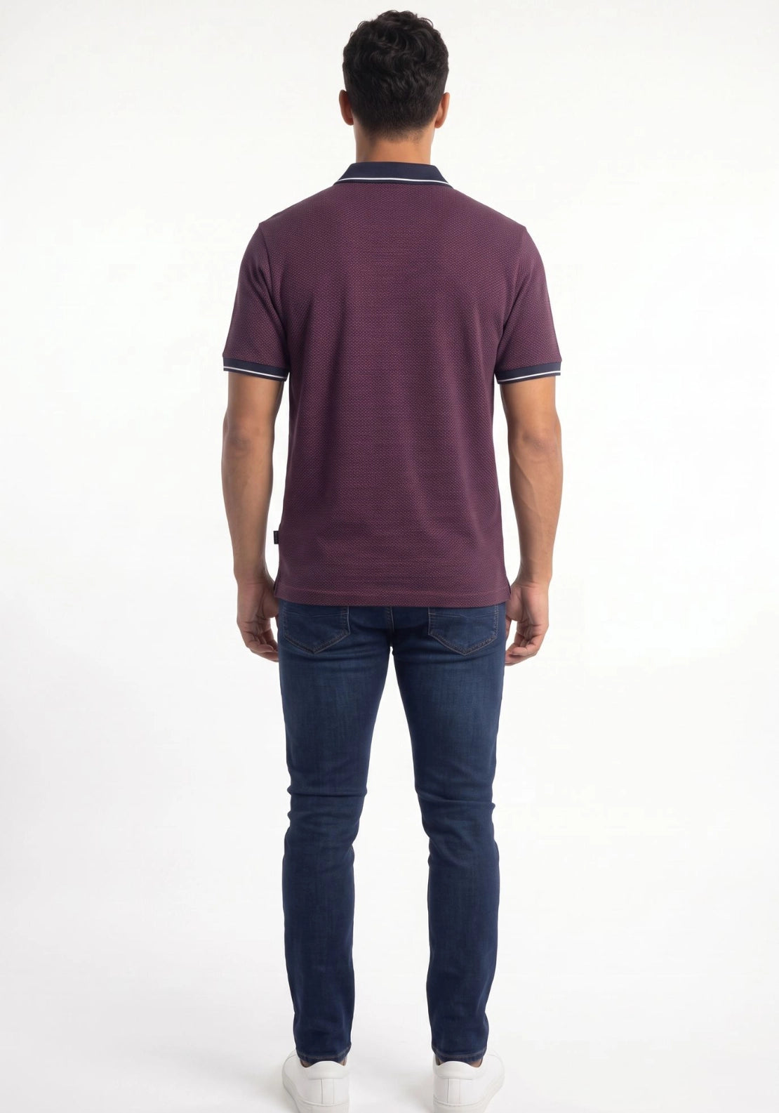 Quincy Zip Polo - Red