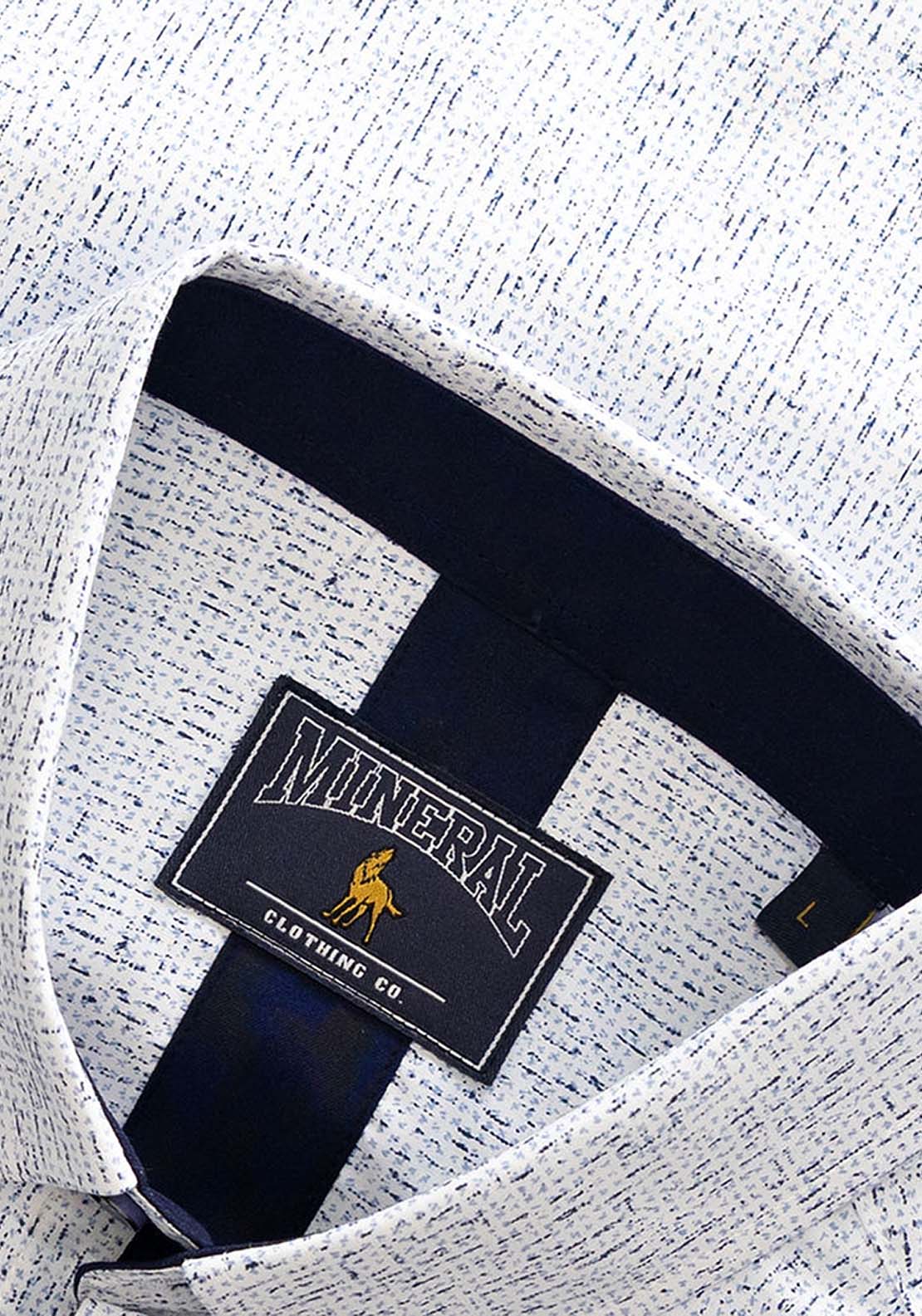 Mineral Valley Long Sleeve Shirt - White / Navy 3 Shaws Department Stores