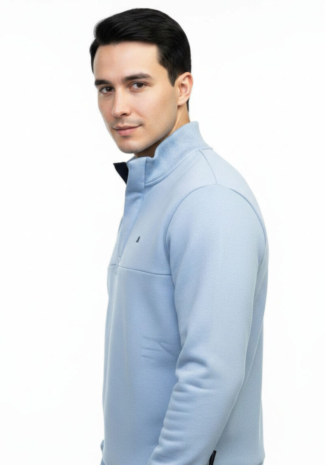 Ridley 1/4 Zip Sweatshirt - Blue