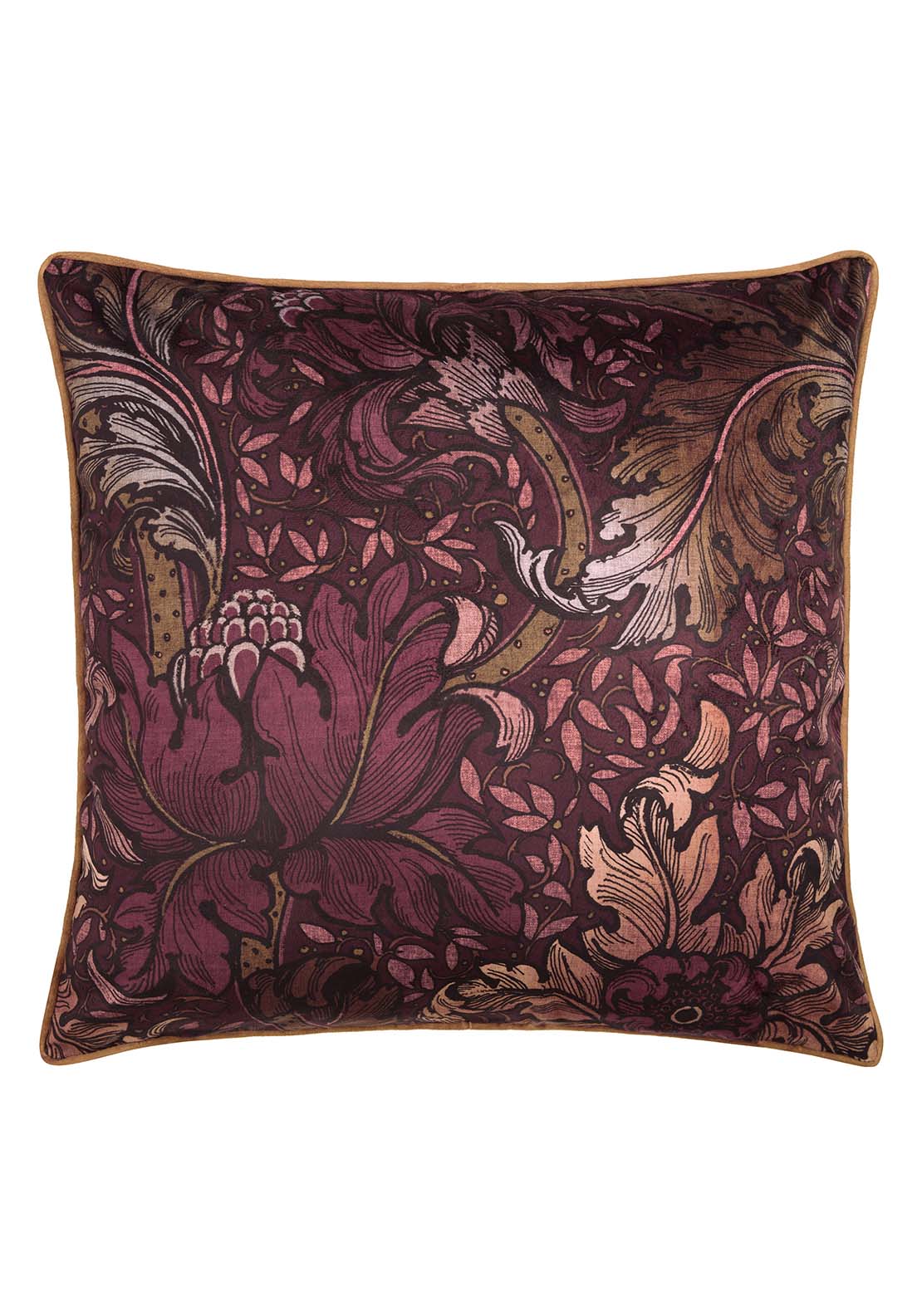 Laurence Llewelyn-bowen Morris Major Chintz Filled Cushion - Red 2 Shaws Department Stores
