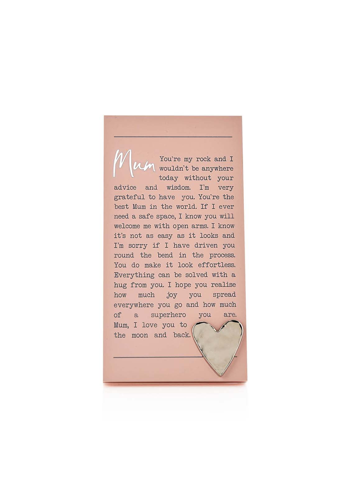 Celebrations Moments Standing Plaque - Mum 1 Shaws Department Stores