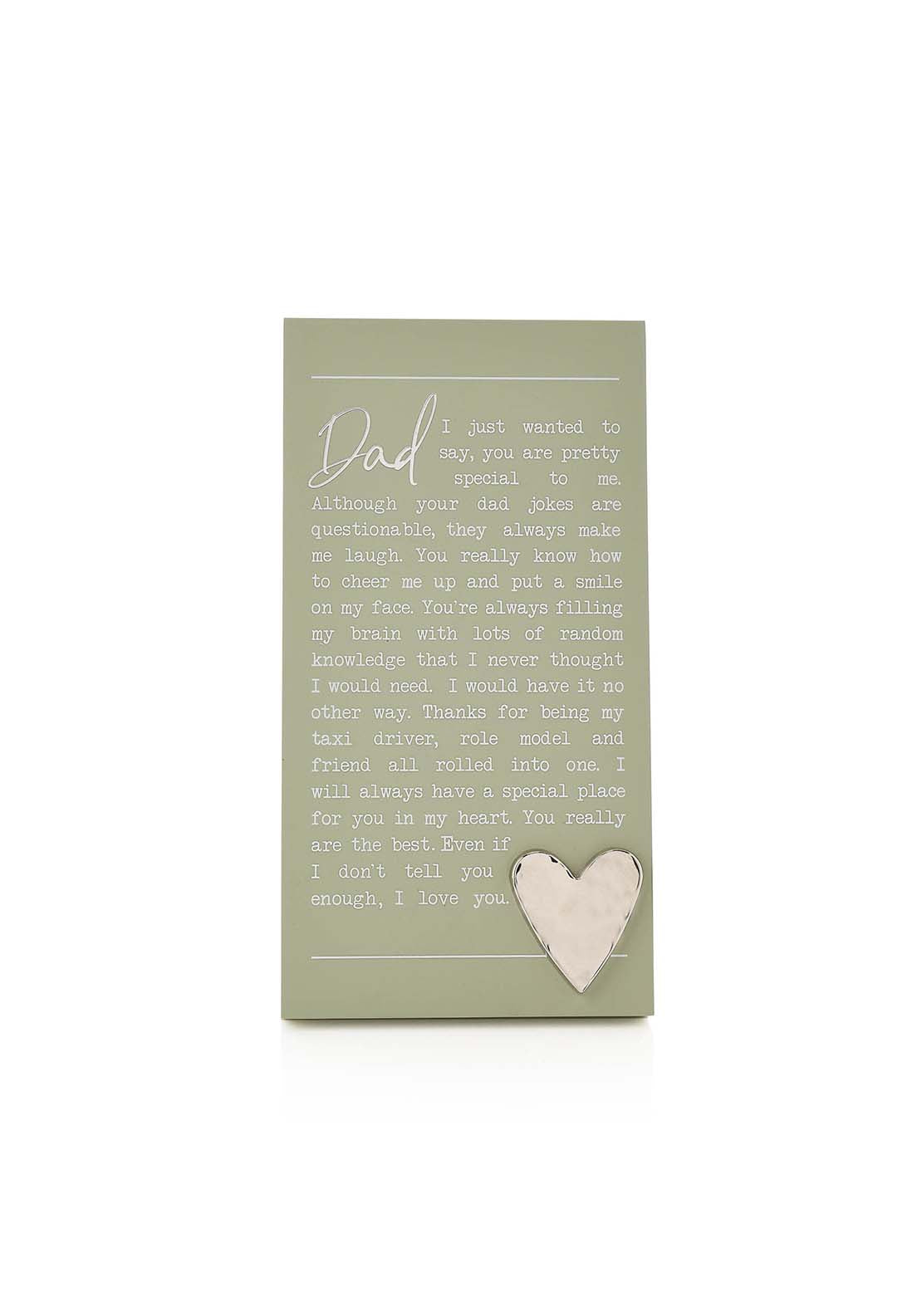 Celebrations Moments Standing Plaque - Dad 1 Shaws Department Stores