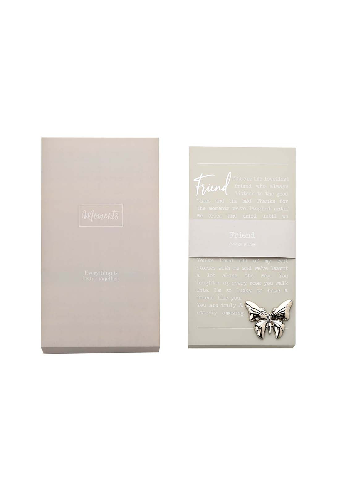 Celebrations Moments Standing Plaque - Friend 2 Shaws Department Stores