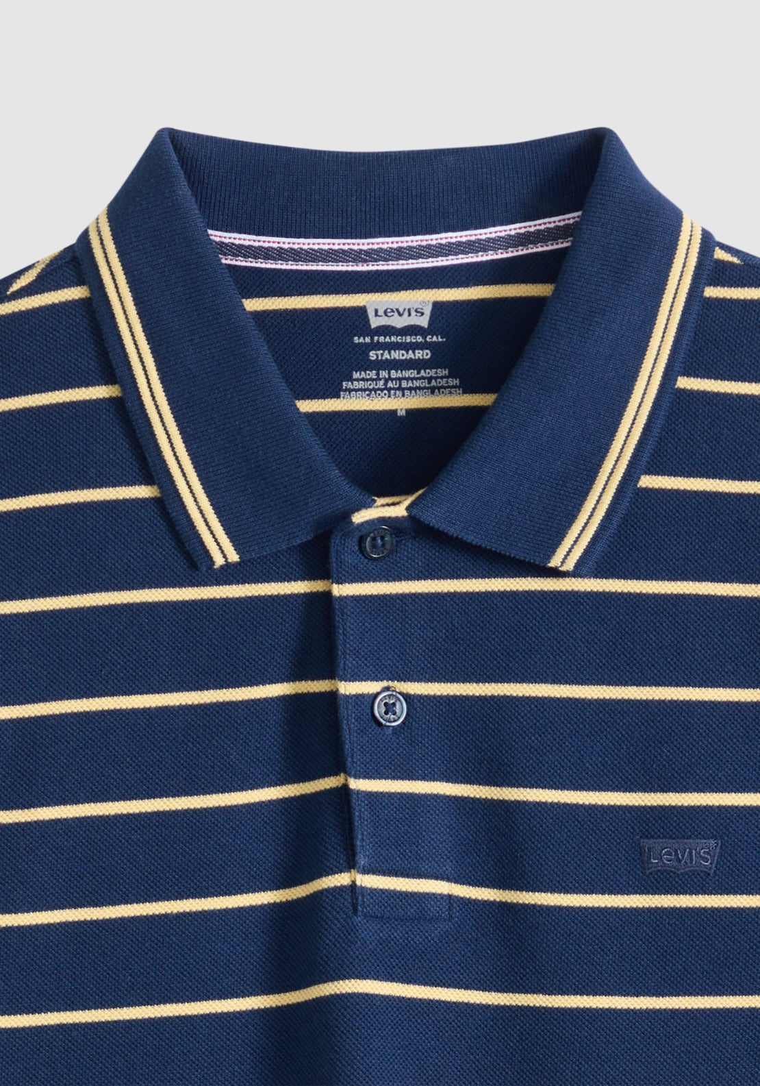 Levis 100% Cotton Original Polo - Blue 5 Shaws Department Stores