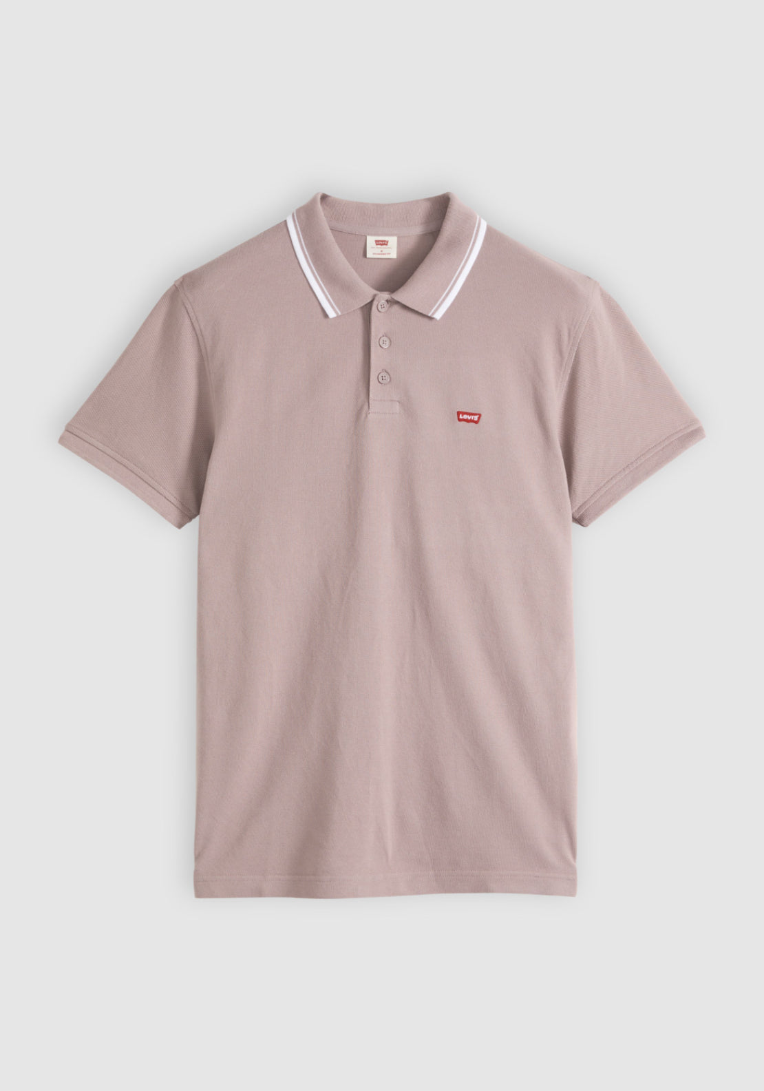 Levis Housemark Polo Shirt - Wood Tipping/white 6 Shaws Department Stores