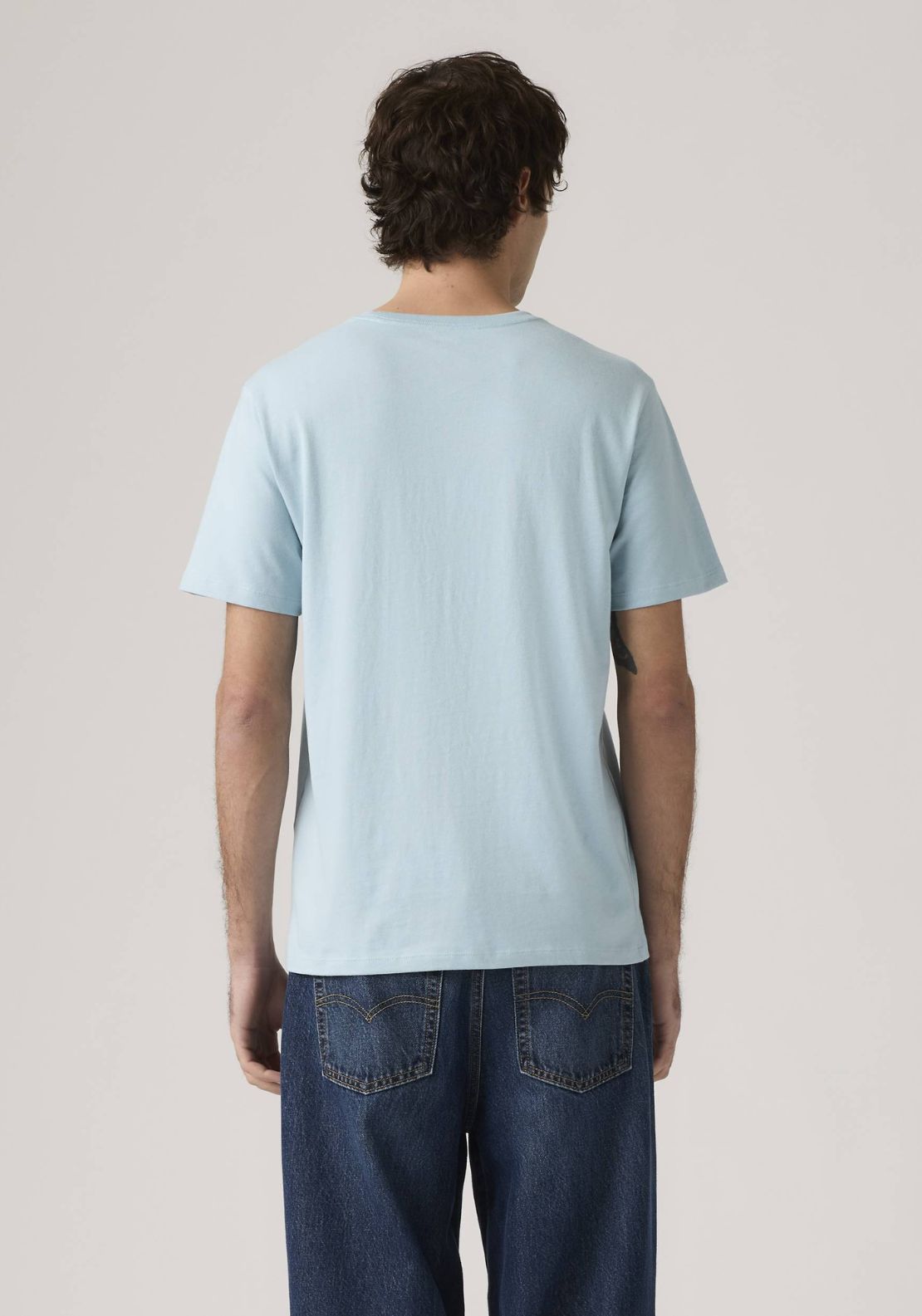 Levis Original Housemark Tee - Blue 2 Shaws Department Stores