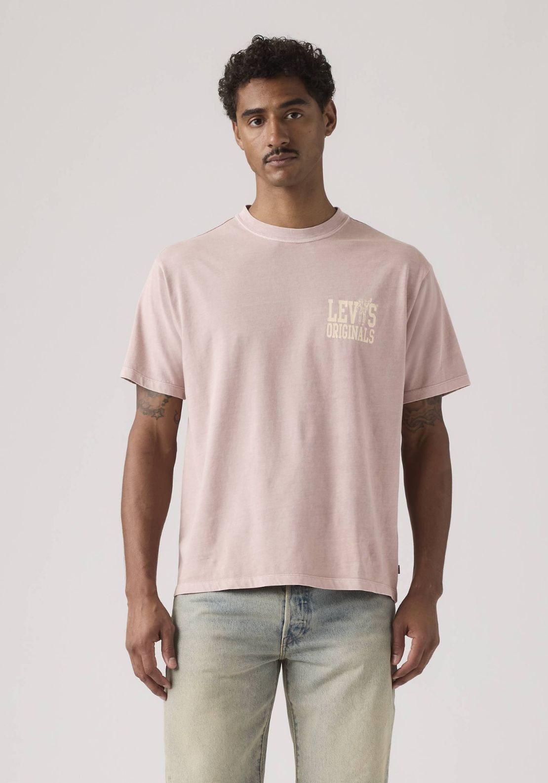 Levis Graphic Vintage Tee - Pink 1 Shaws Department Stores