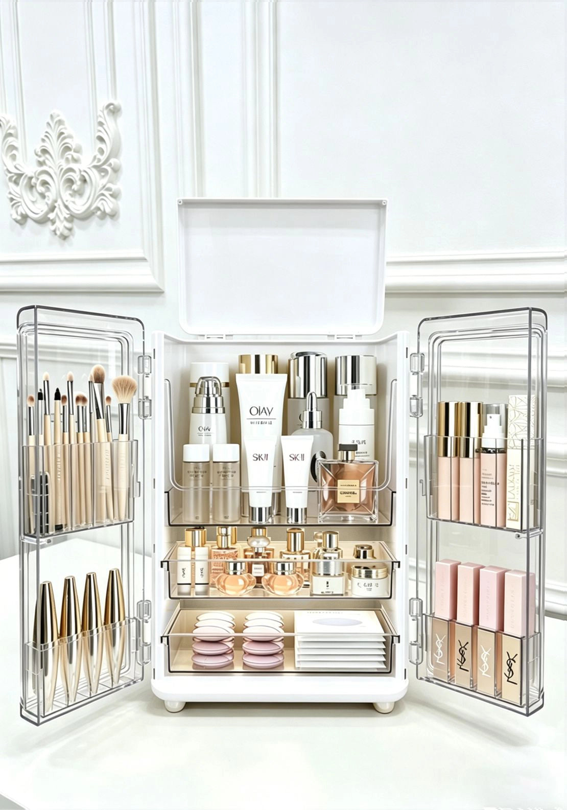 Beauty Box Cupboard - White