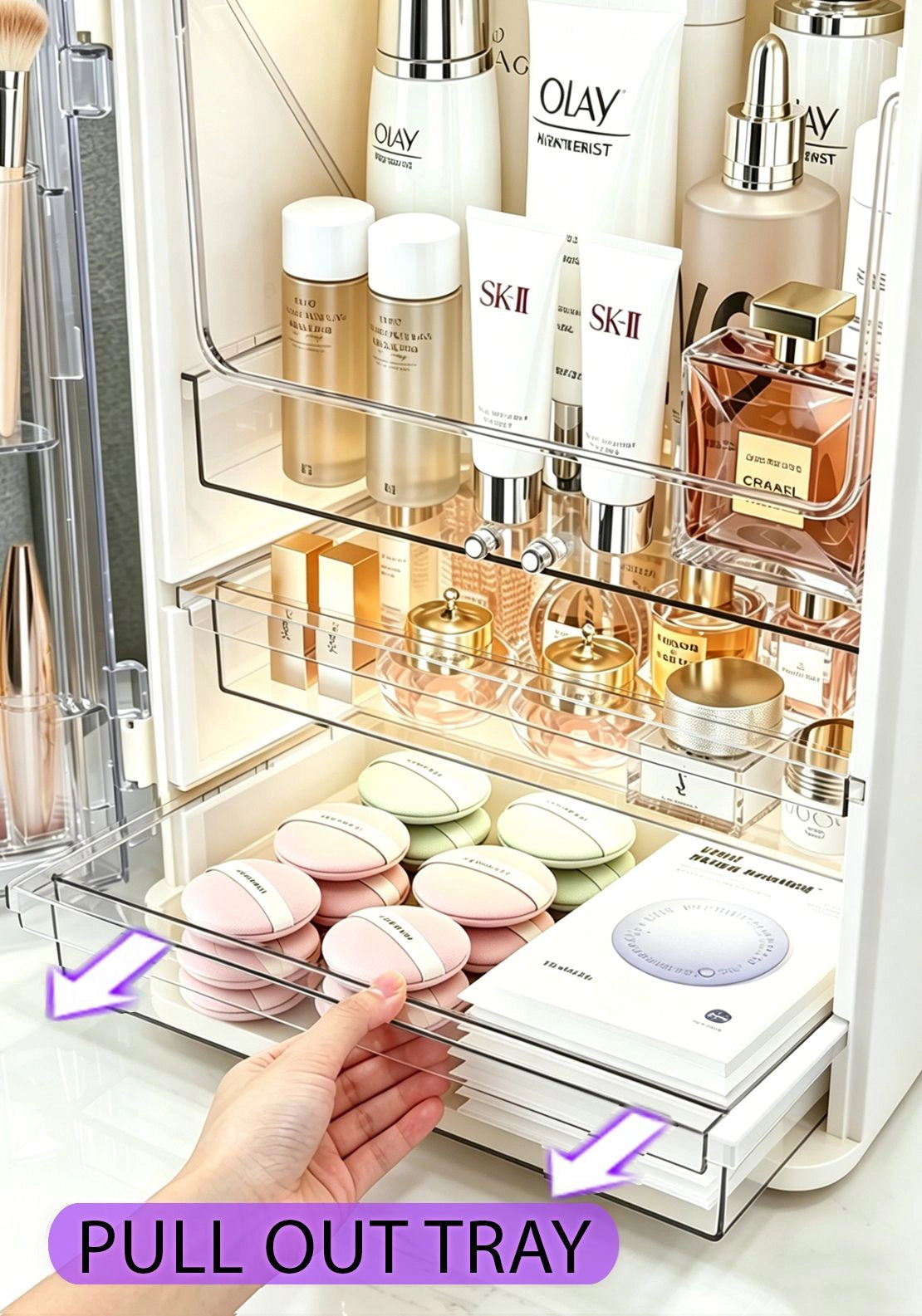 Beauty Box Cupboard - White