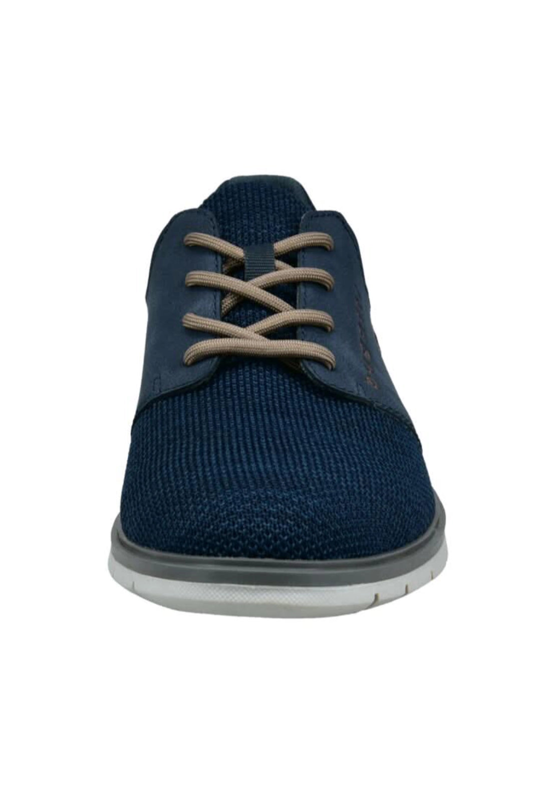 Bugatti Lace Up Shoe - Dark Blue/taupe 4 Shaws Department Stores