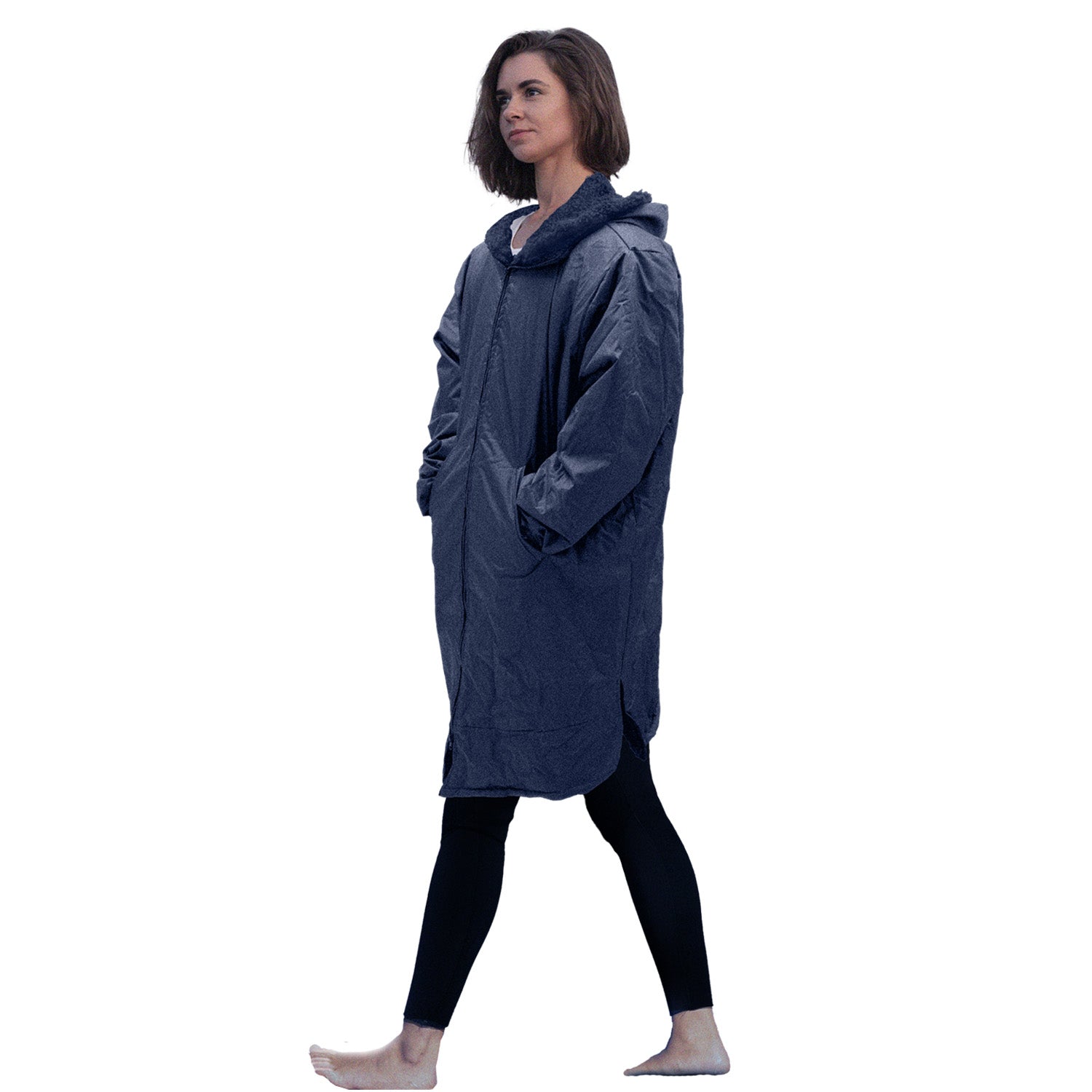 The Home Collection Dry Changing Robe - Navy 1 Shaws Department Stores